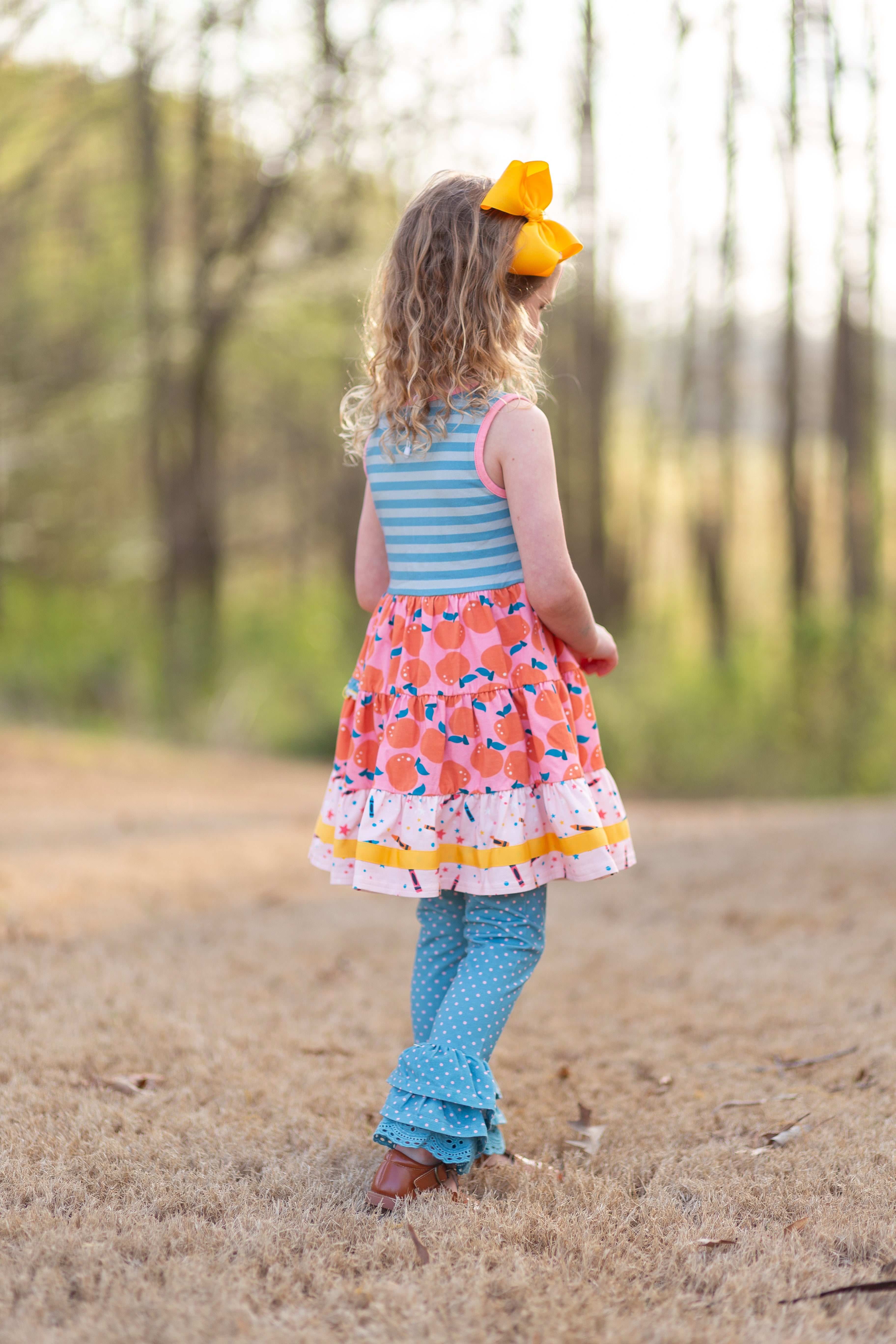 Apple of My Eye Button Dress (Pre-Order)