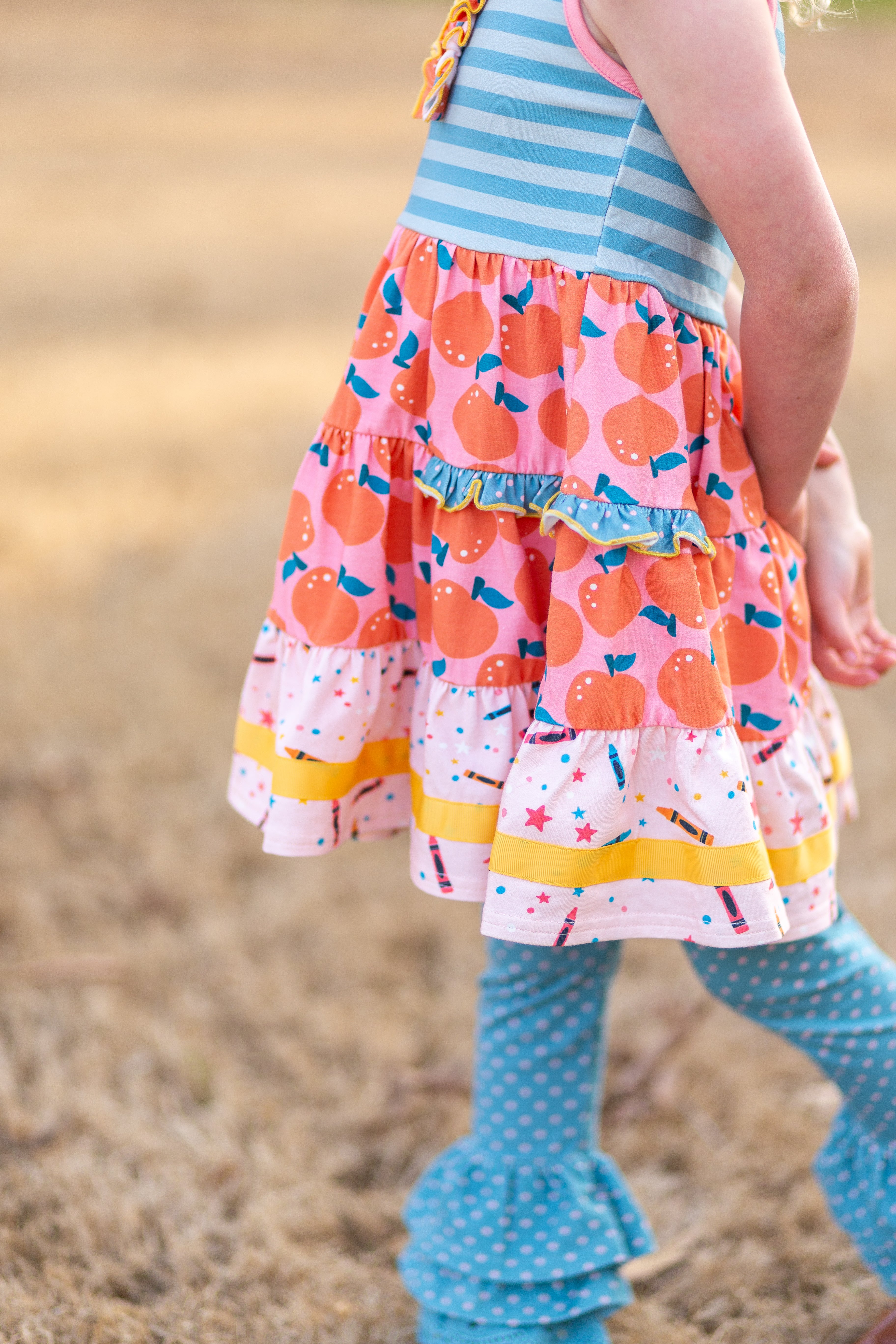Apple of My Eye Button Dress (Pre-Order)