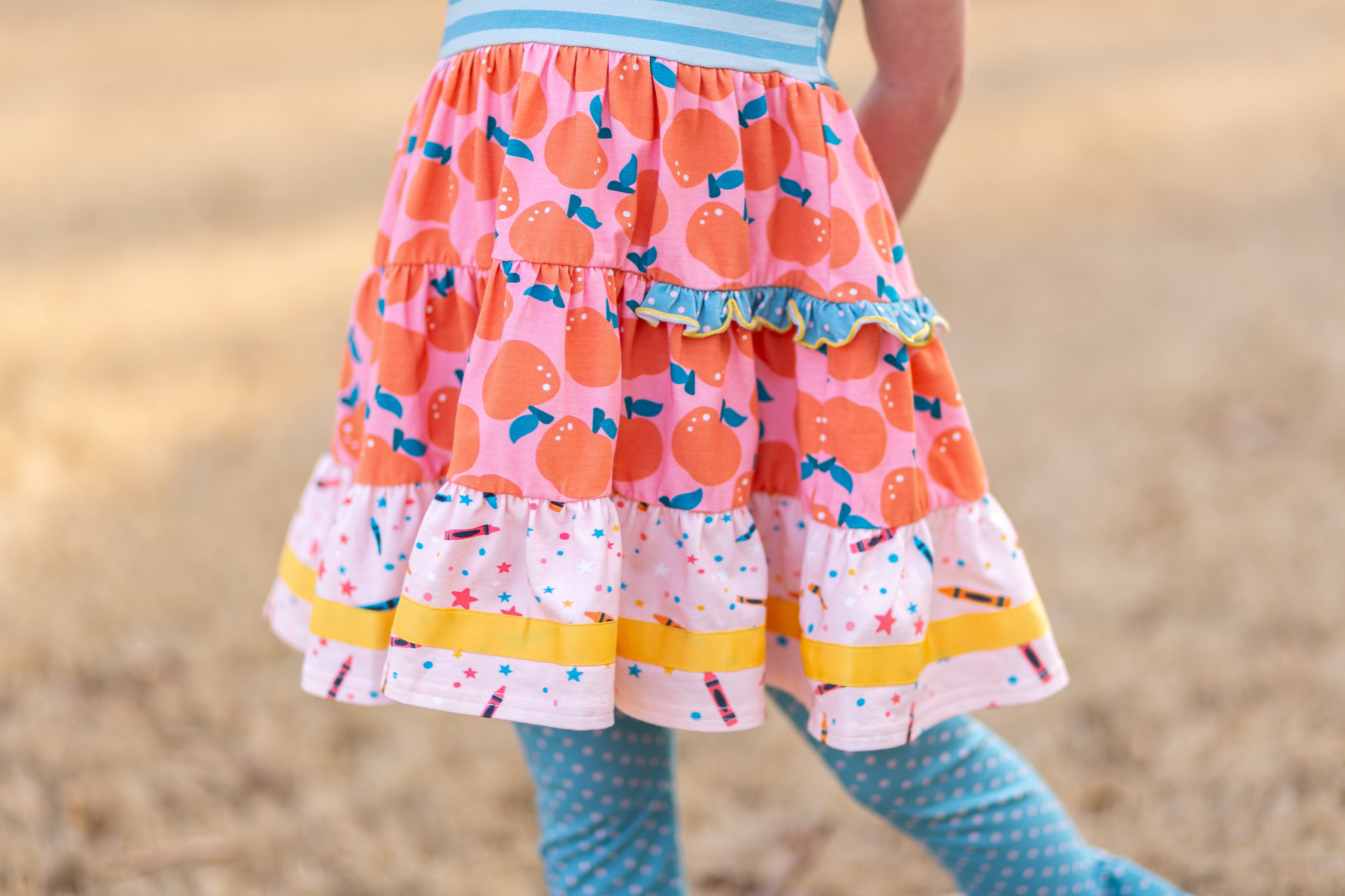 Apple of My Eye Button Dress (Pre-Order)