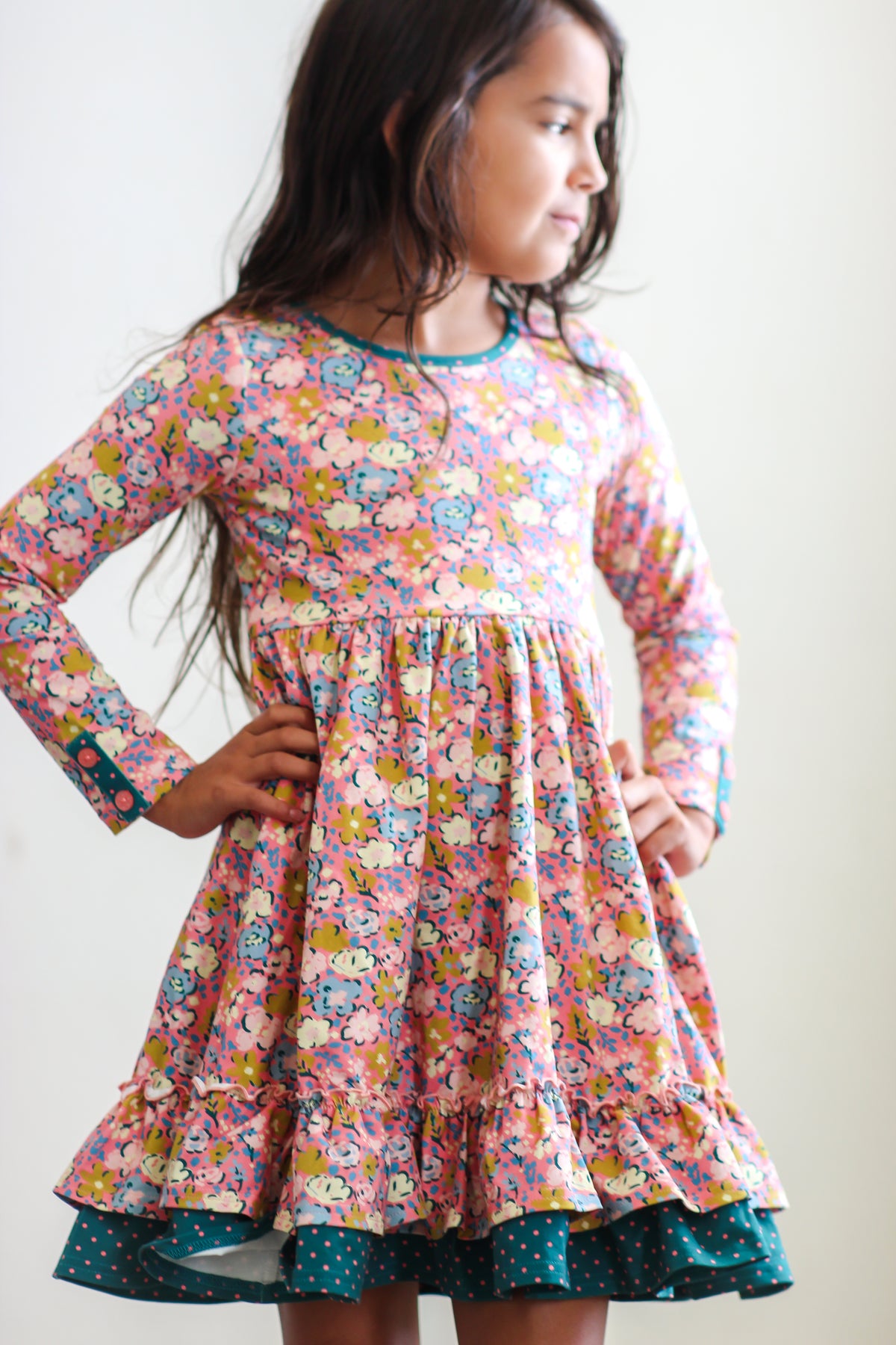 Floral Tangle Lap Dress