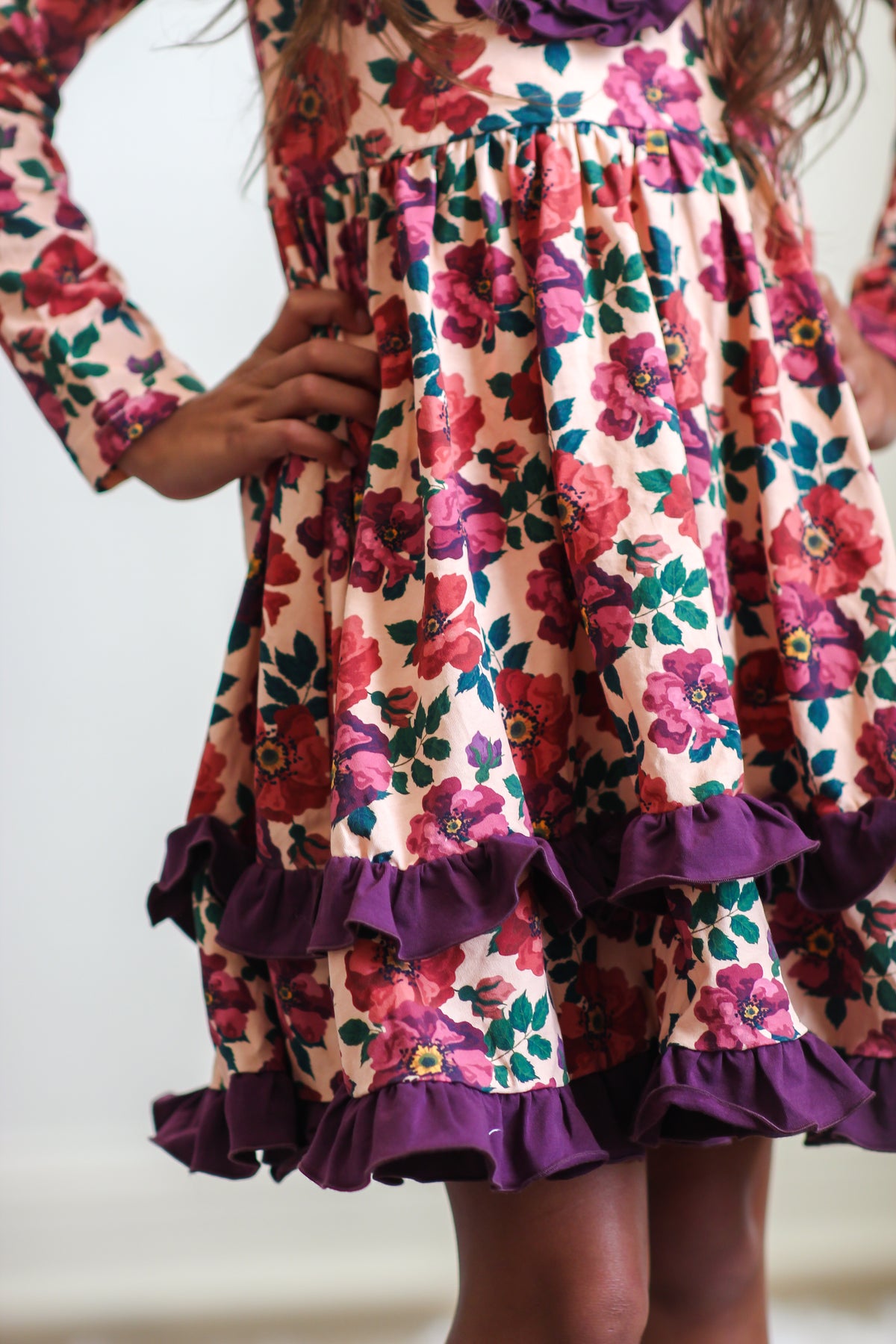 Cranberry Cottage Ruffle Dress (Pre-Order)