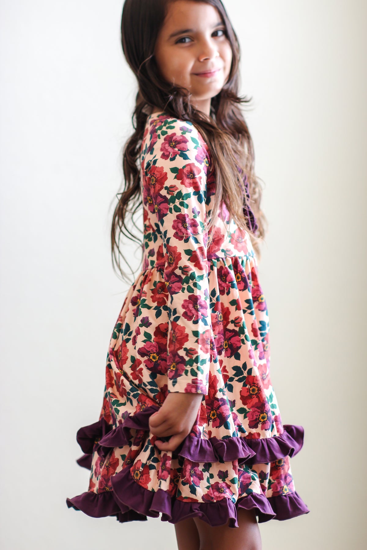 Cranberry Cottage Ruffle Dress (Pre-Order)