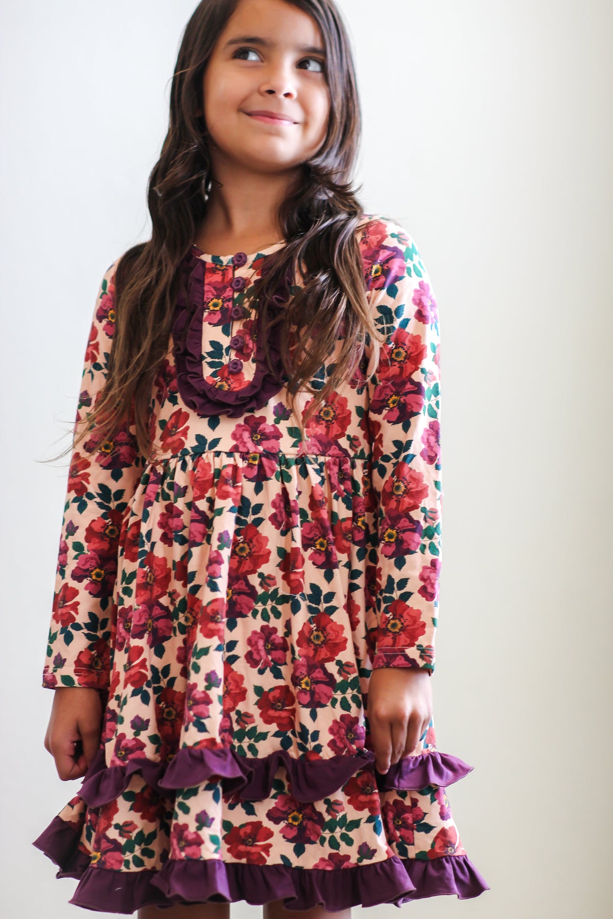 Cranberry Cottage Ruffle Dress (Pre-Order)