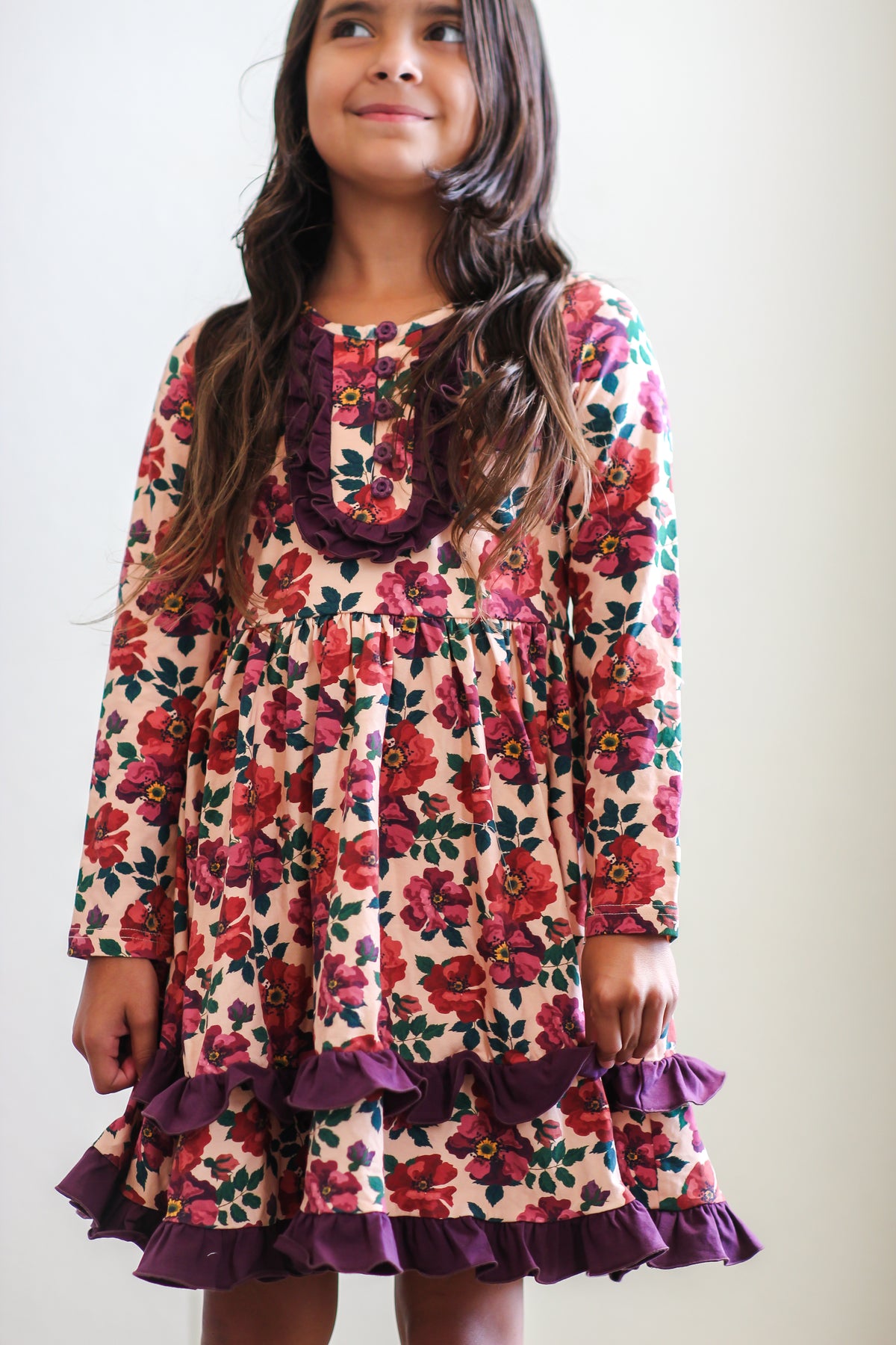 Cranberry Cottage Ruffle Dress (Pre-Order)