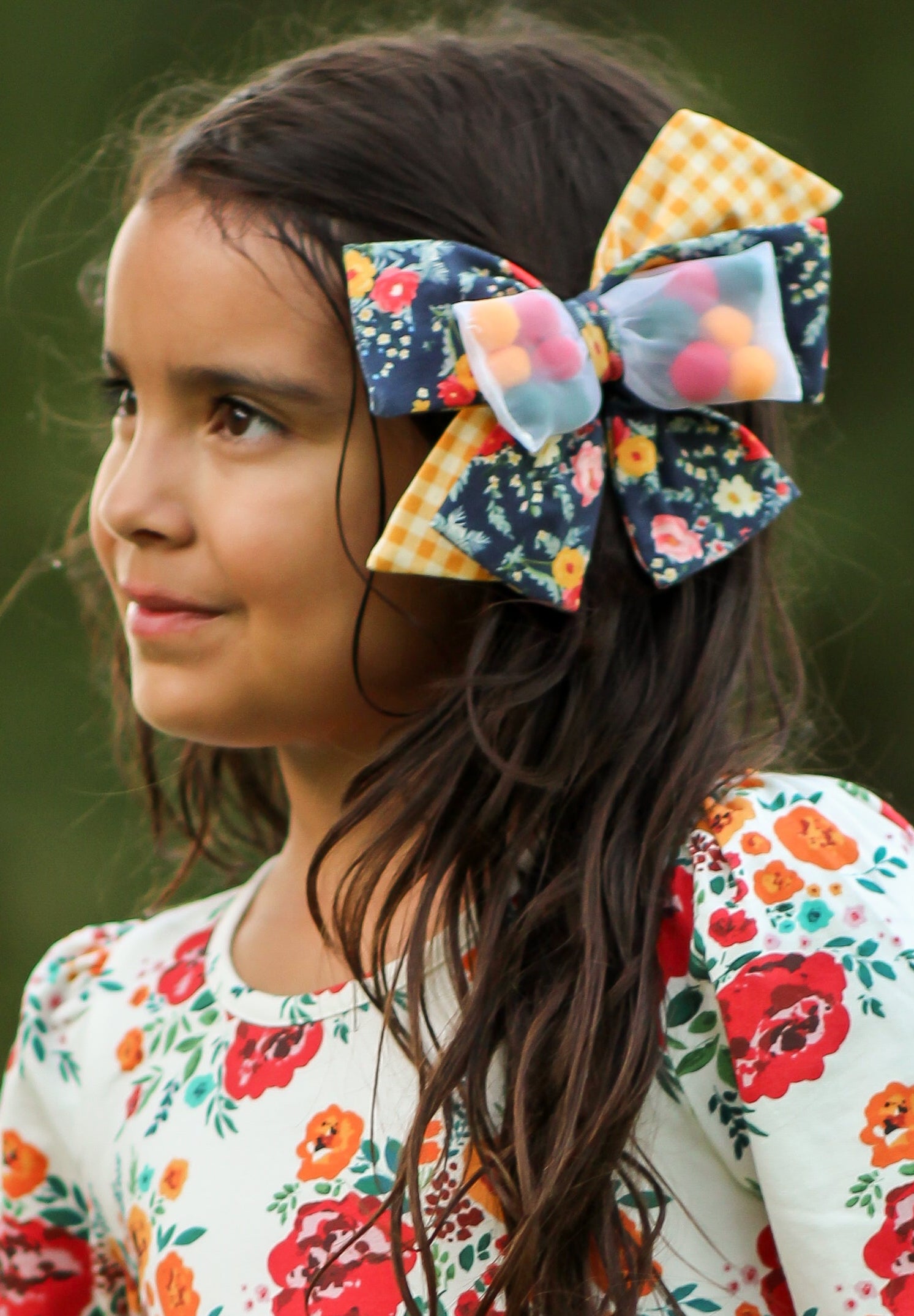 Acorn Adventures Pom Pom Bow (Pre-Order)