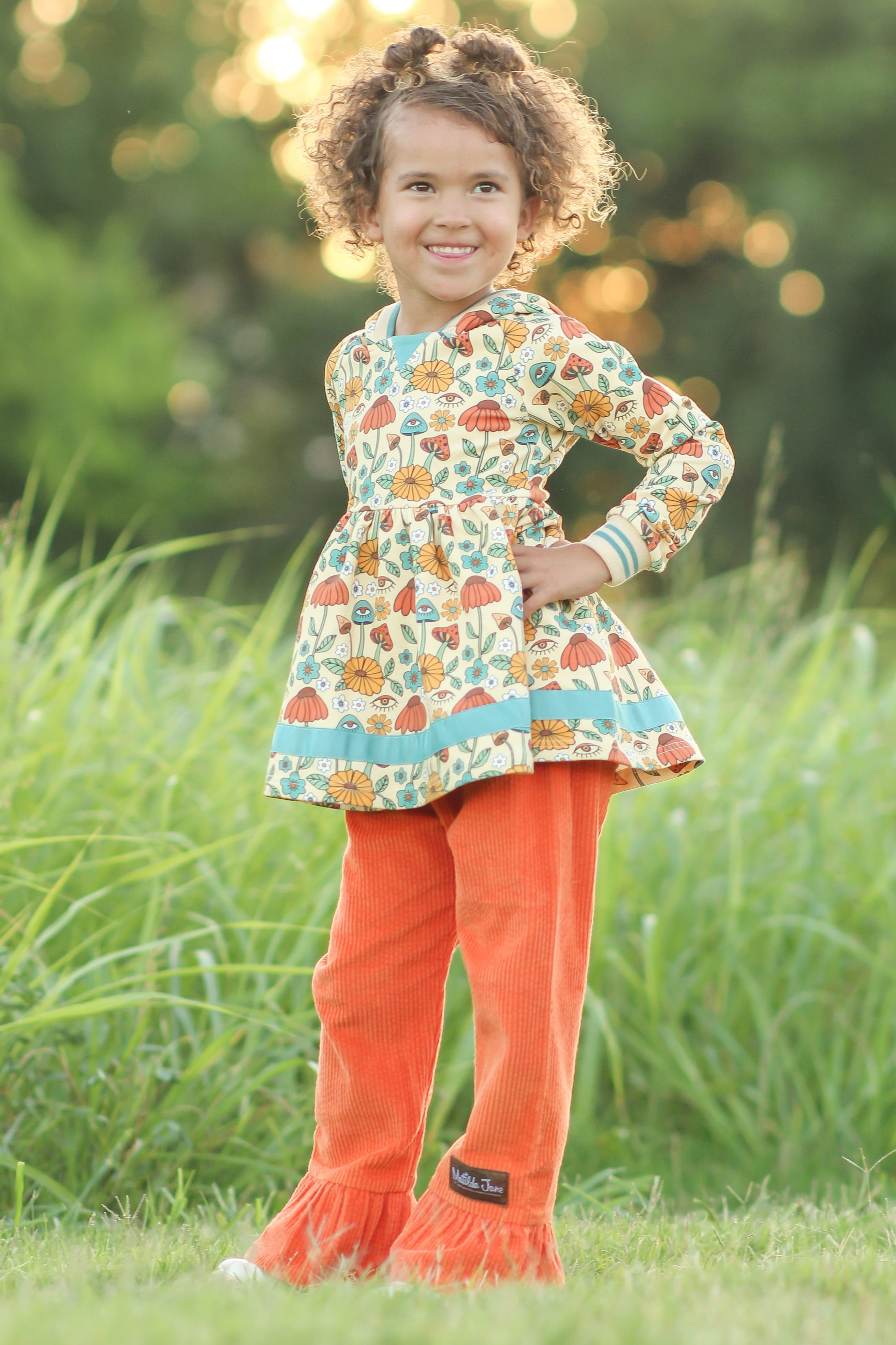 Boogie & Bloom Corduroy Big Ruffles