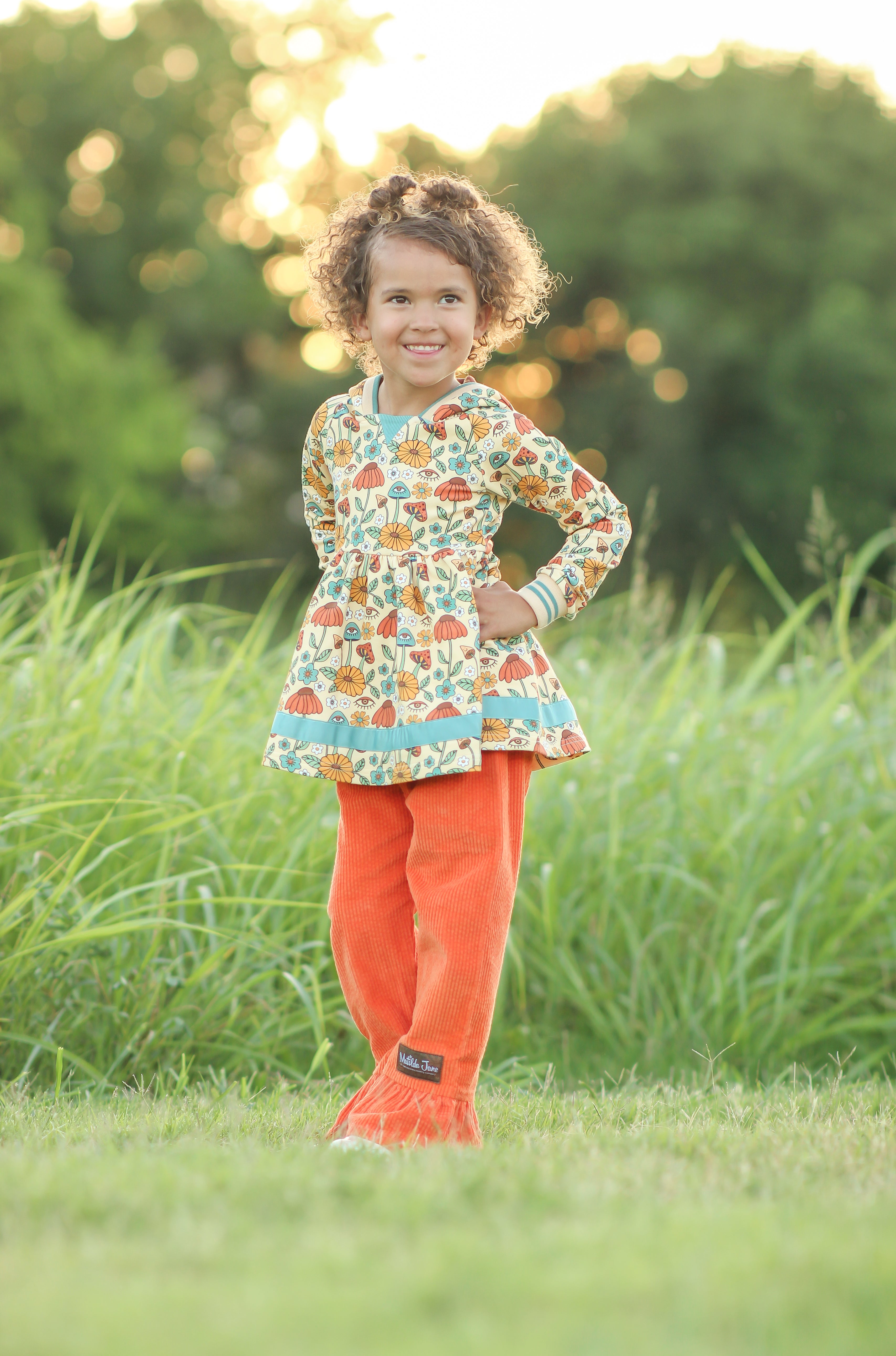 Boogie & Bloom Corduroy Big Ruffles