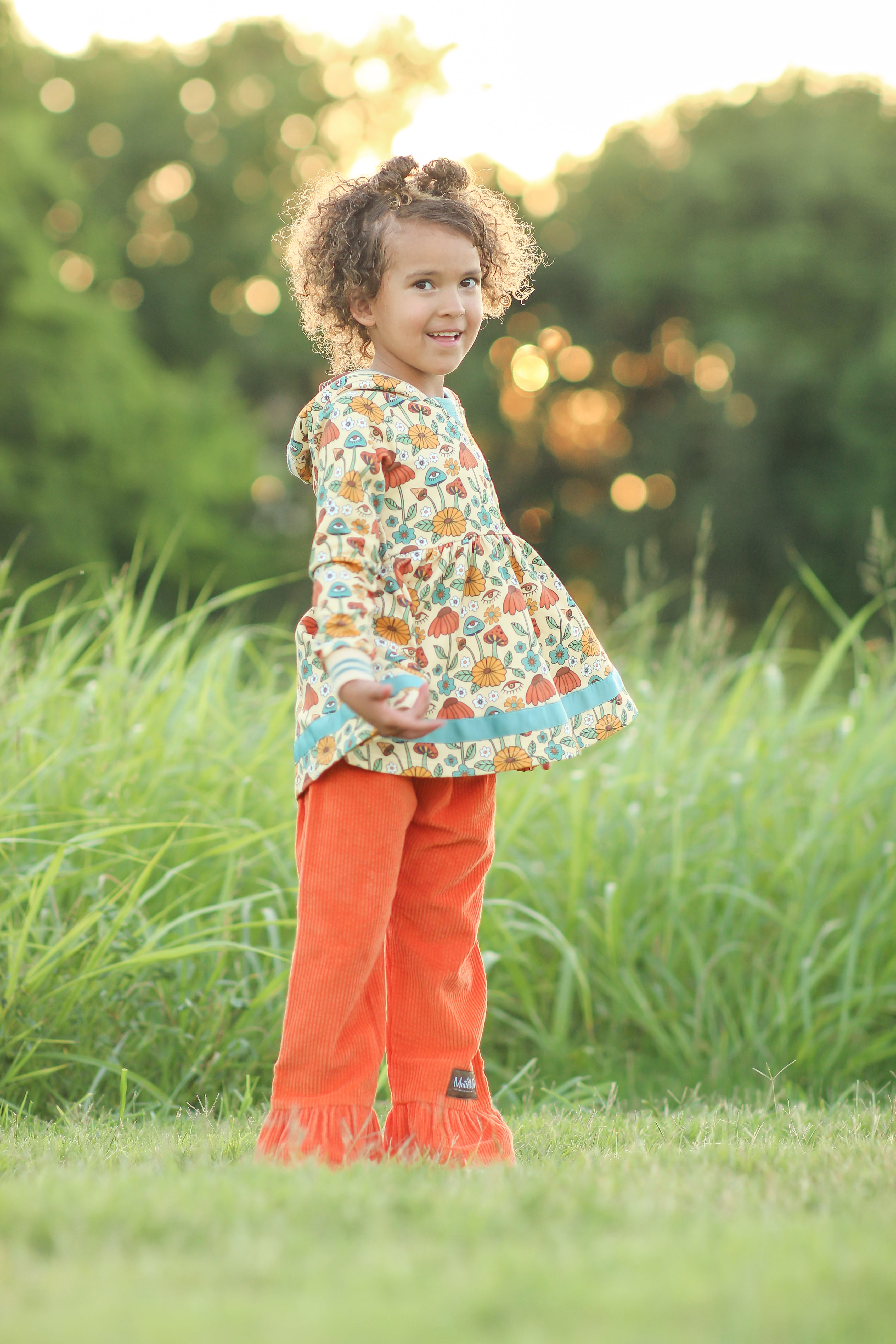 Boogie & Bloom Corduroy Big Ruffles