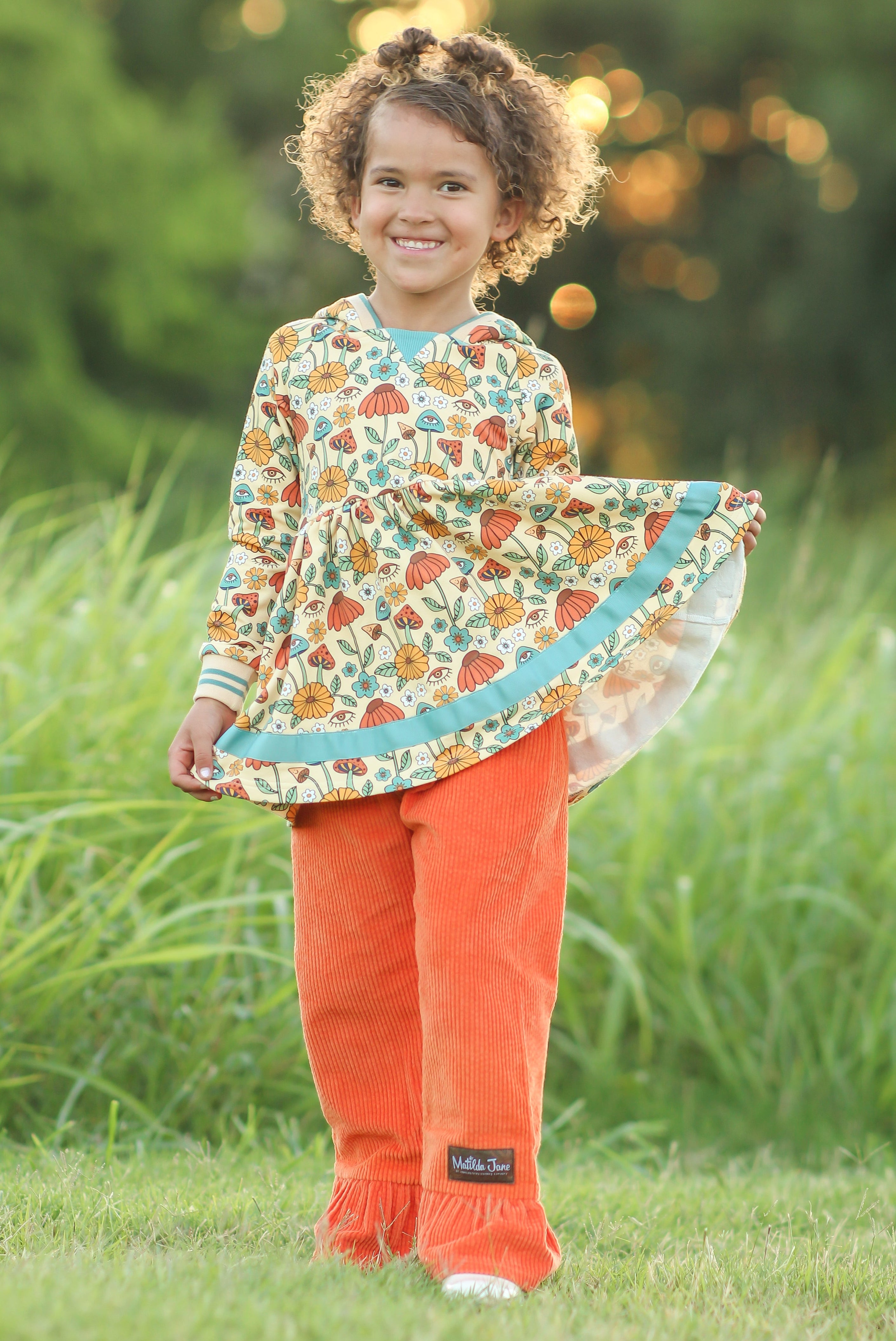 Boogie & Bloom Corduroy Big Ruffles