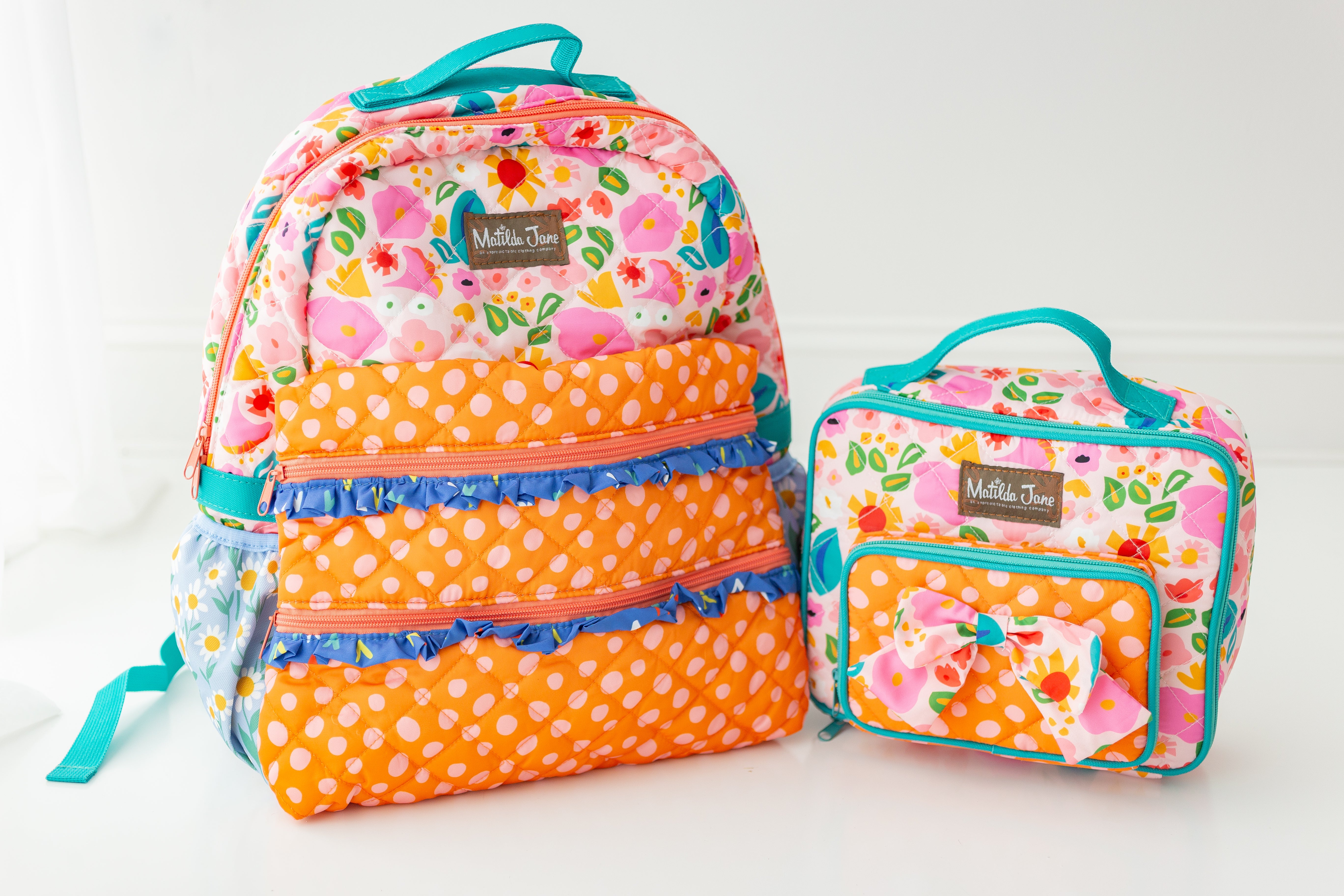 Matilda Jane Happy and Free Backpack, deals Lunch Bag, Pencil Bag Set