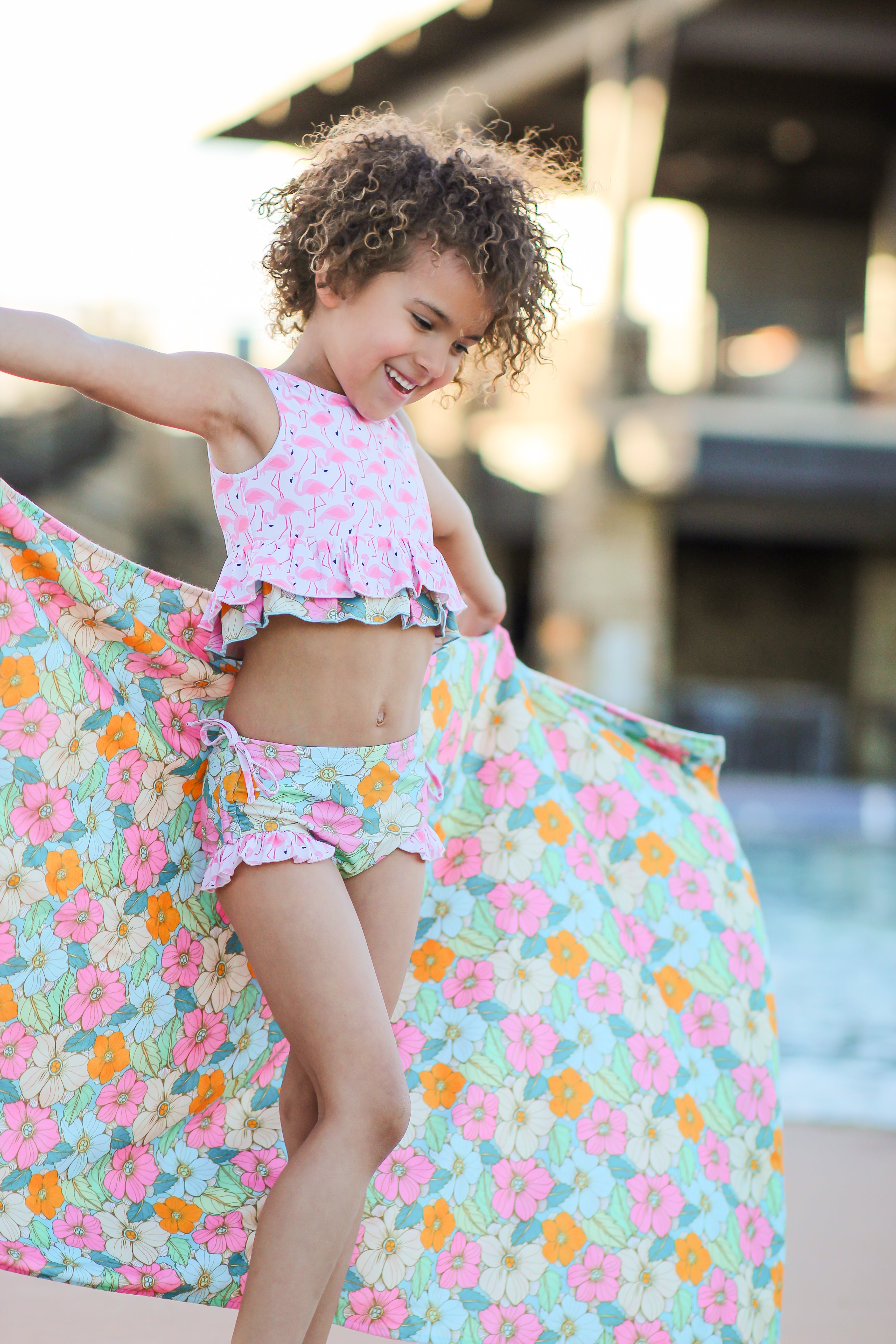 Tankini Swimsuit | Flamingo Fiesta (Pre-Order)