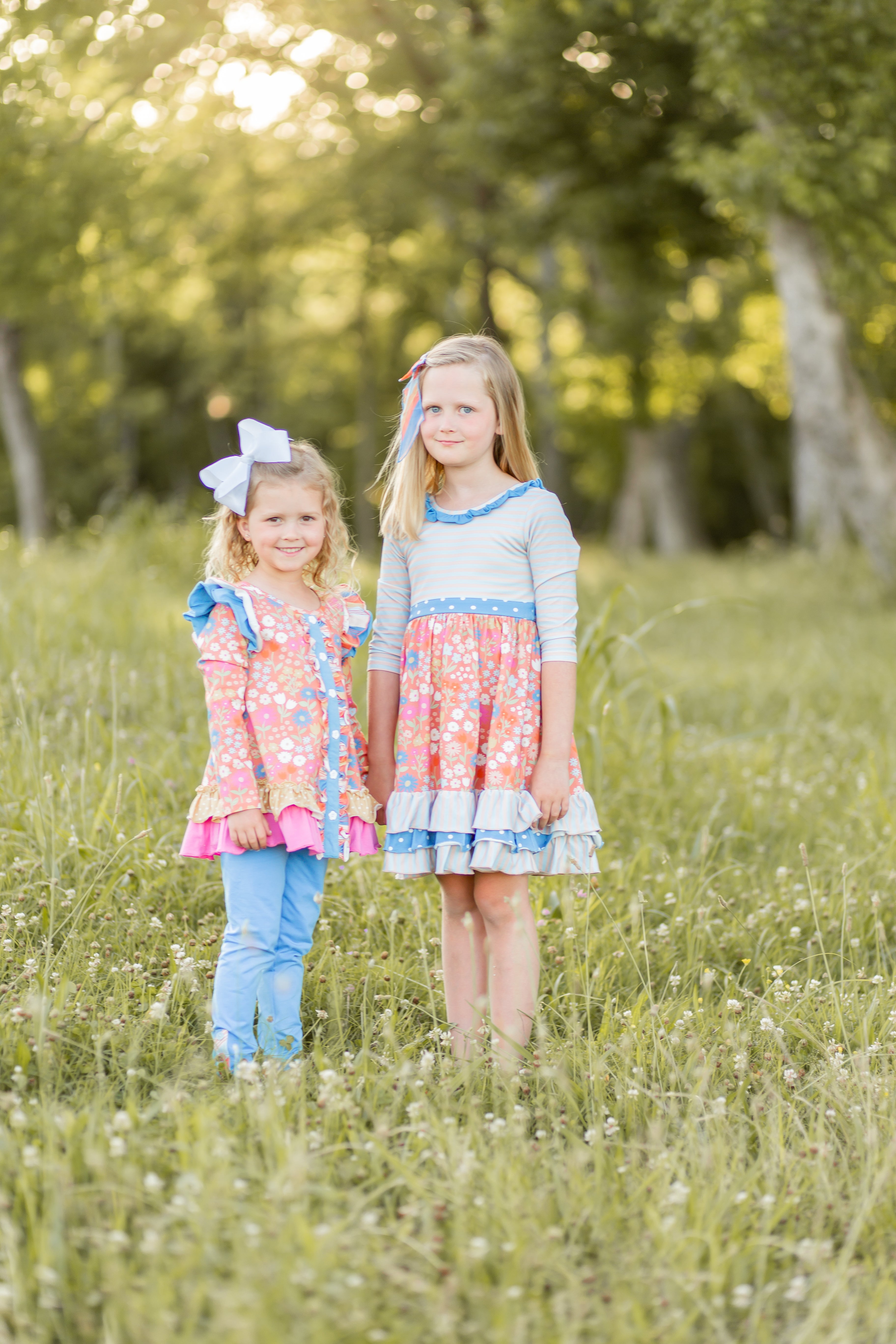 Playful Poppies Ruffle Dress