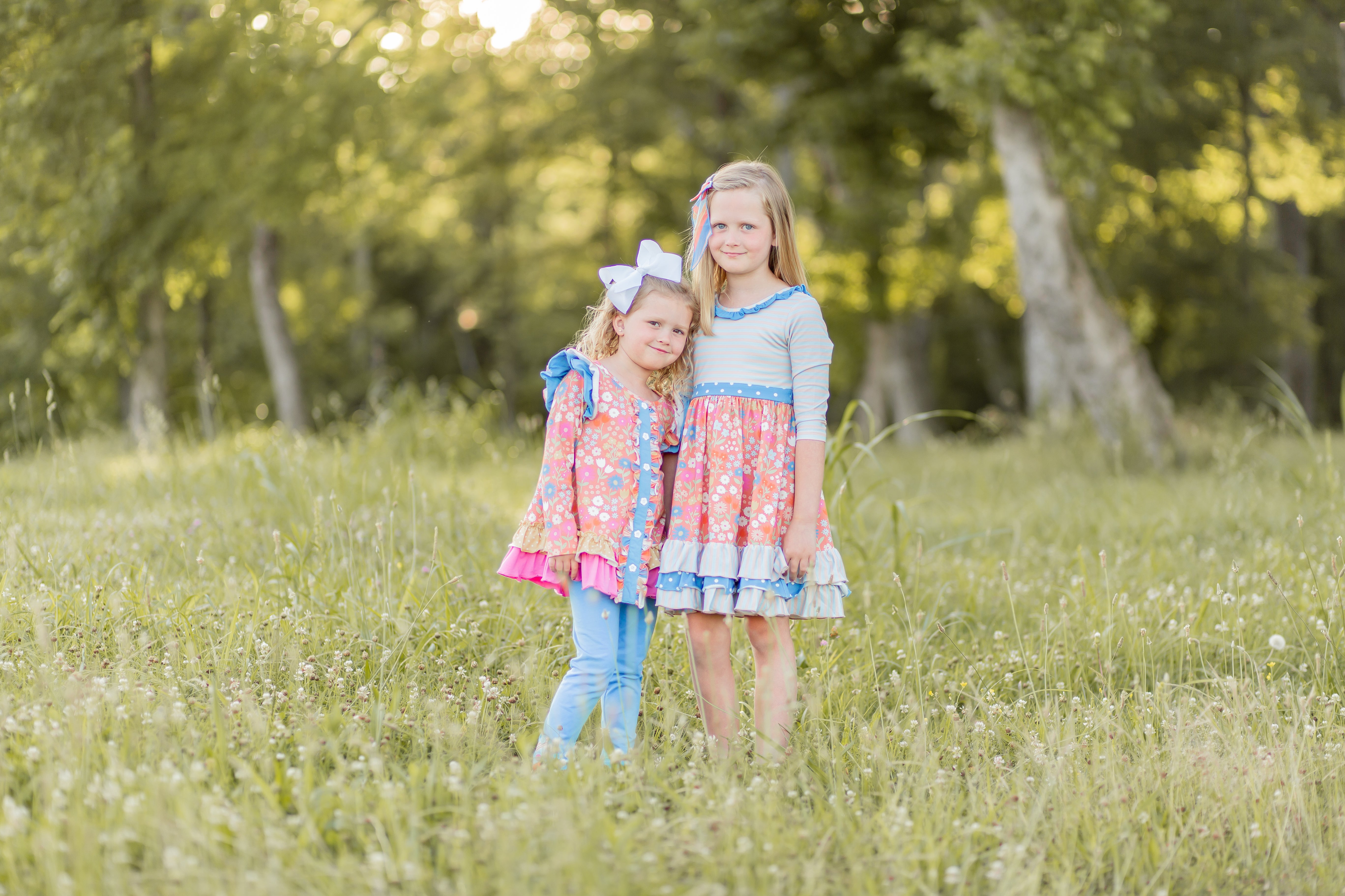 Playful Poppies Ruffle Dress