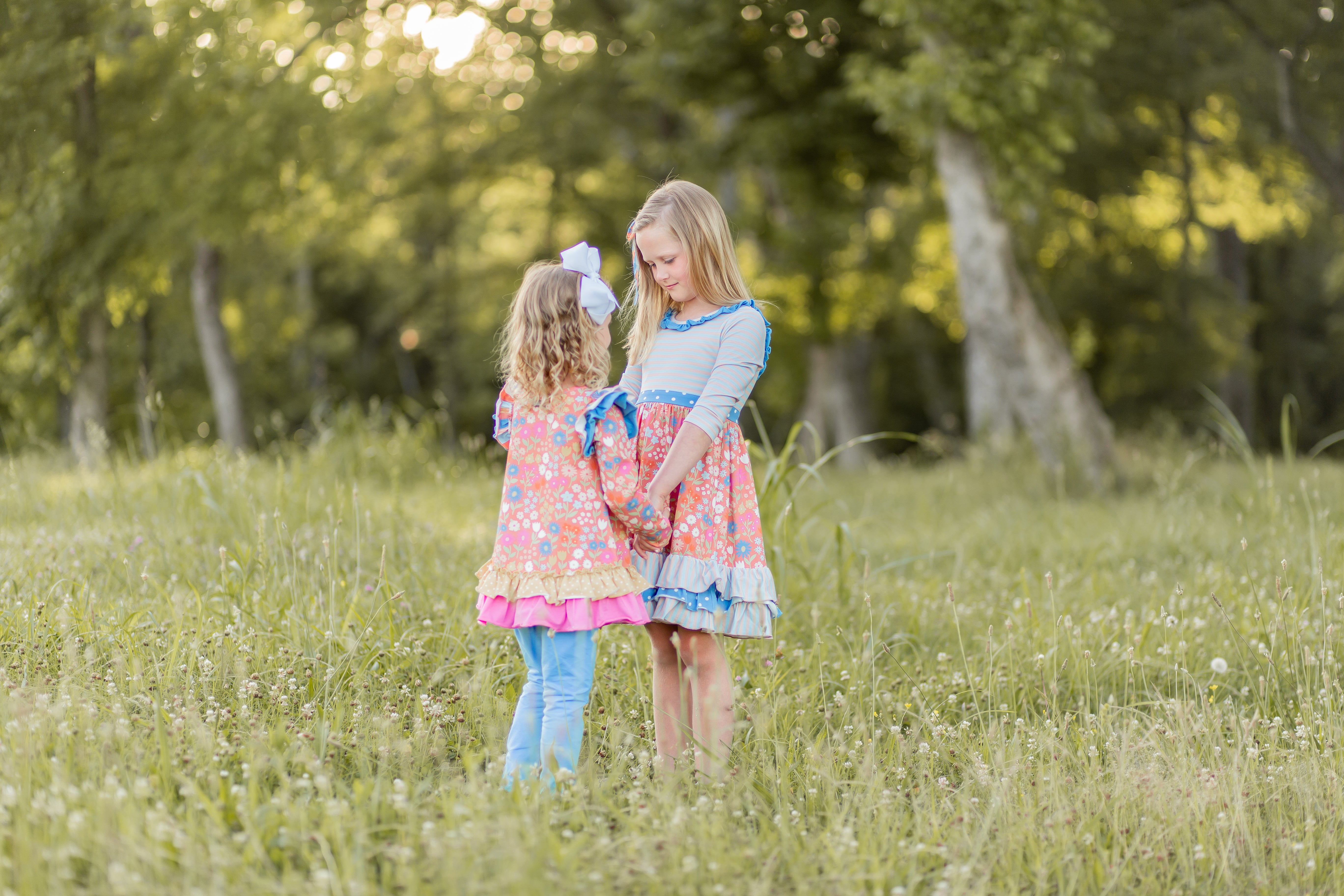 Playful Poppies Ruffle Dress