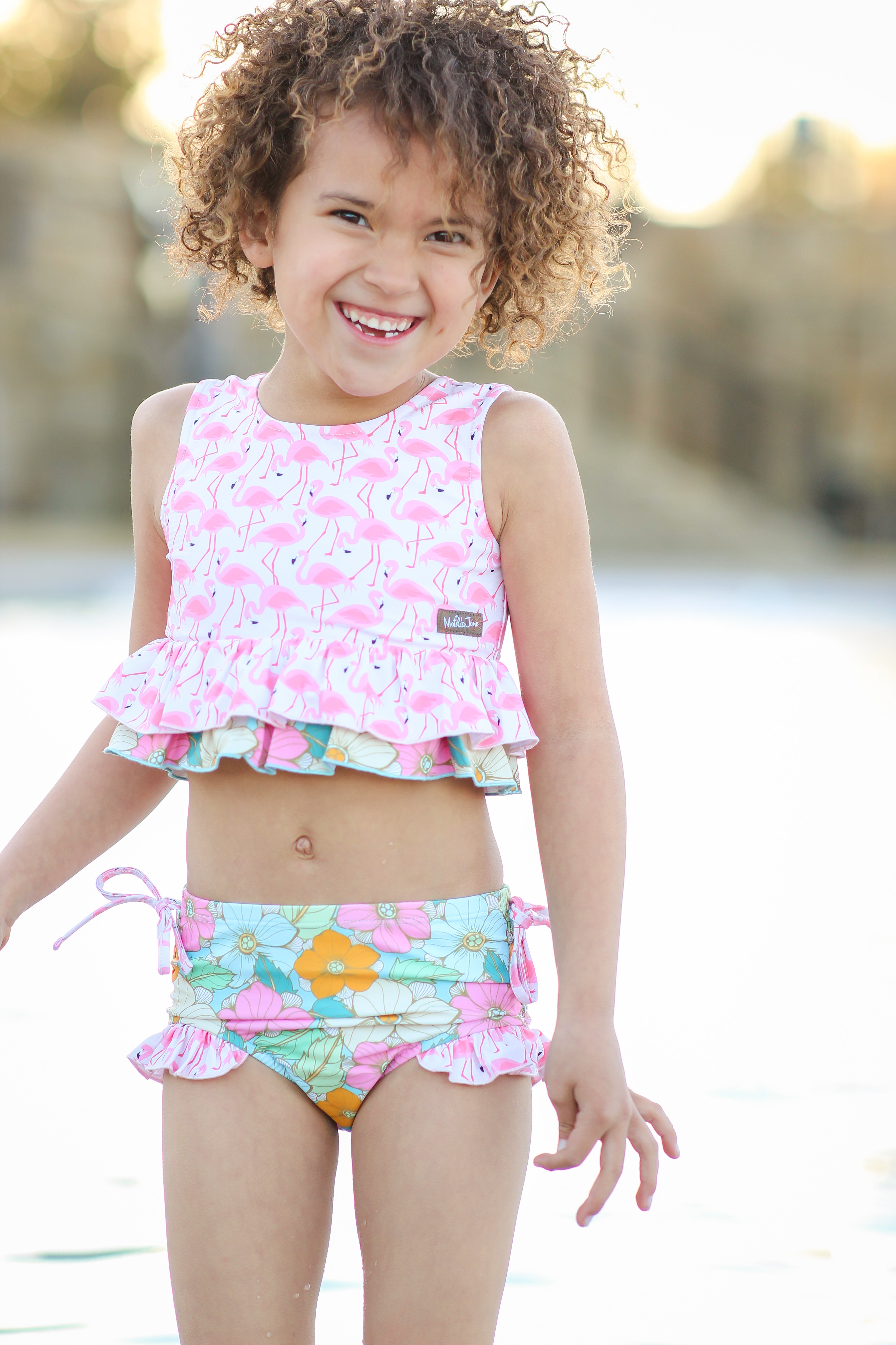 Tankini Swimsuit | Flamingo Fiesta (Pre-Order)