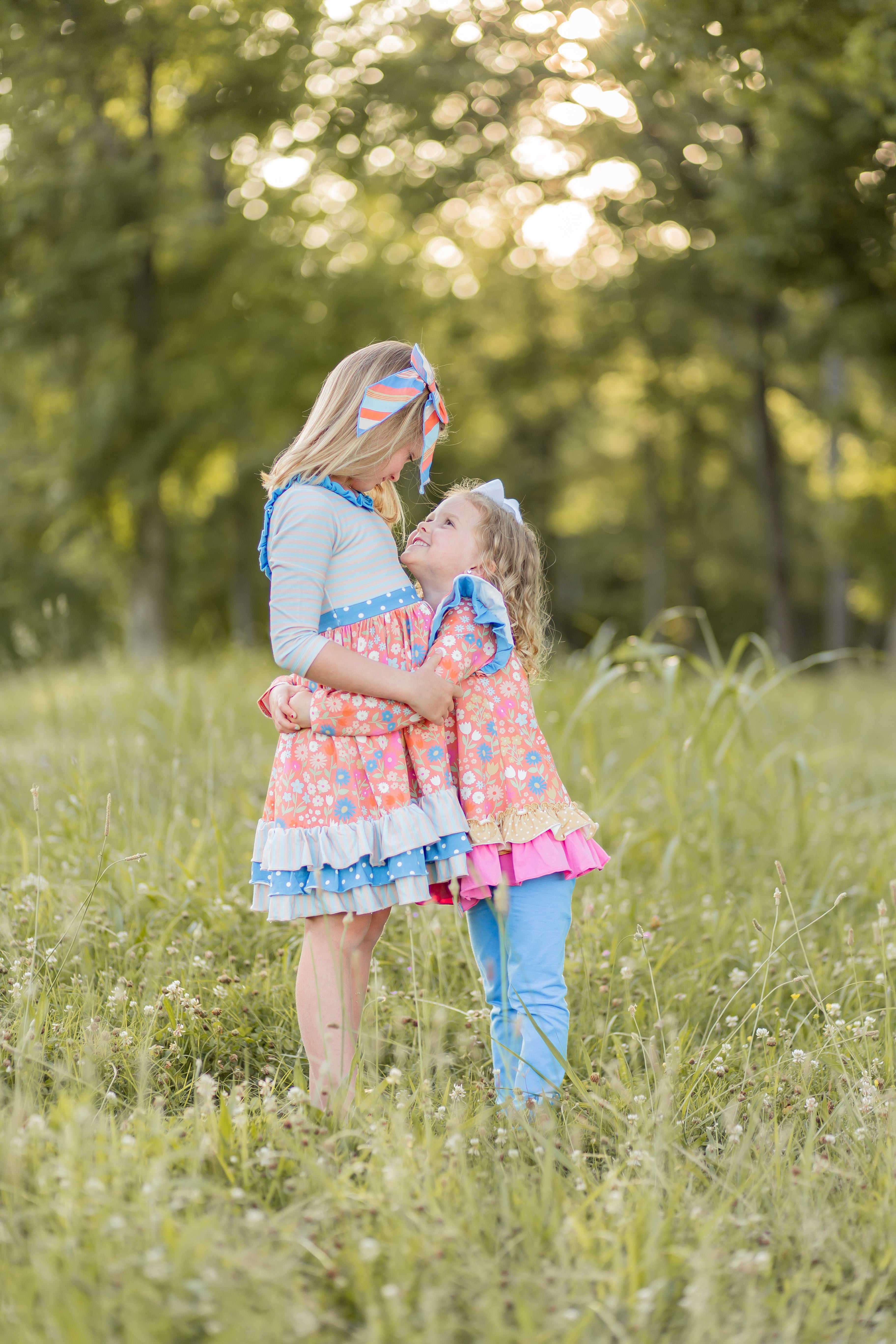 Playful Poppies Ruffle Dress