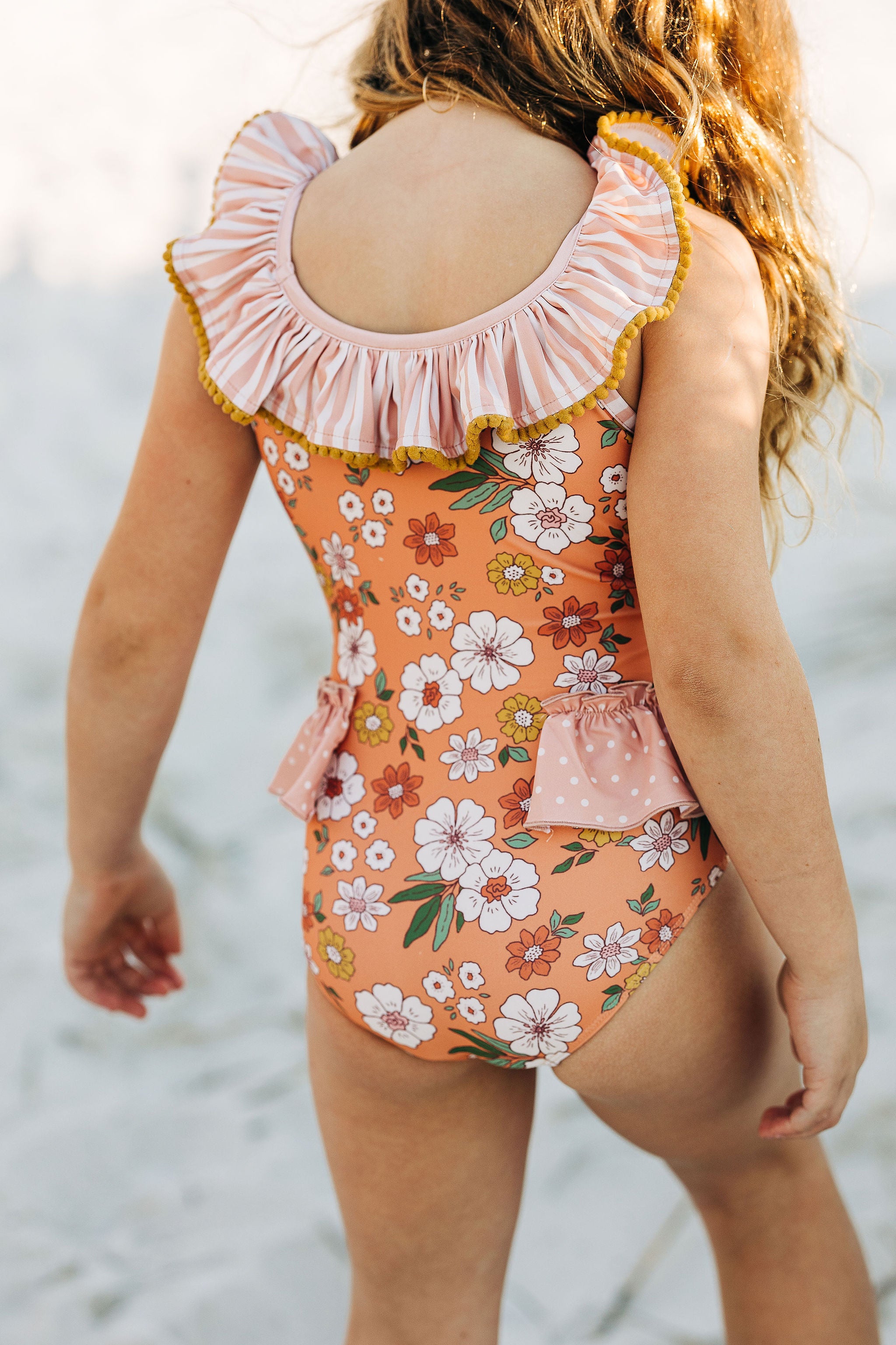 One Piece Swimsuit | Floral Symphony