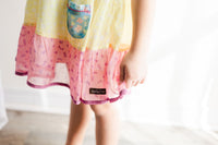 Joyful Jamboree Tiered Shimmer Dress