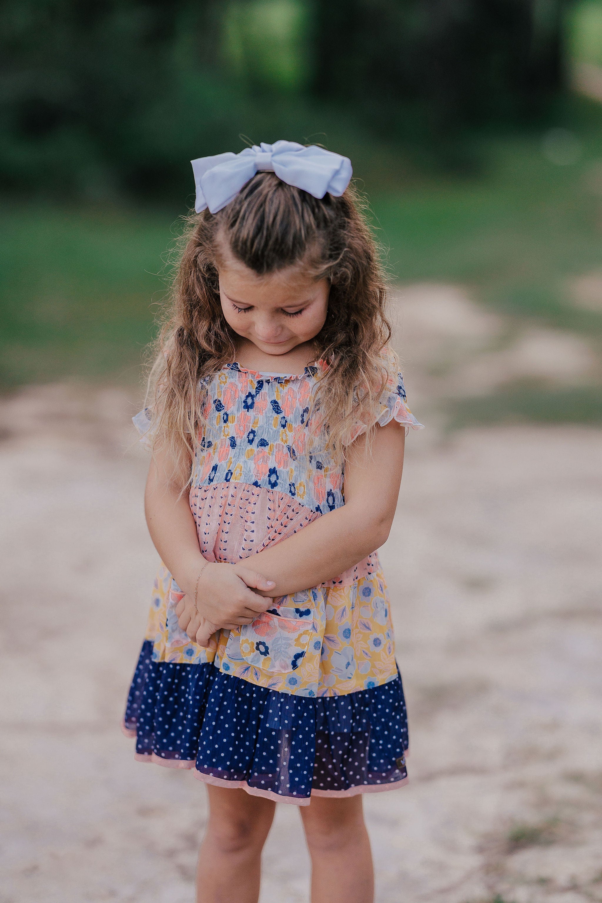 Starry Bloom Shimmer Dress