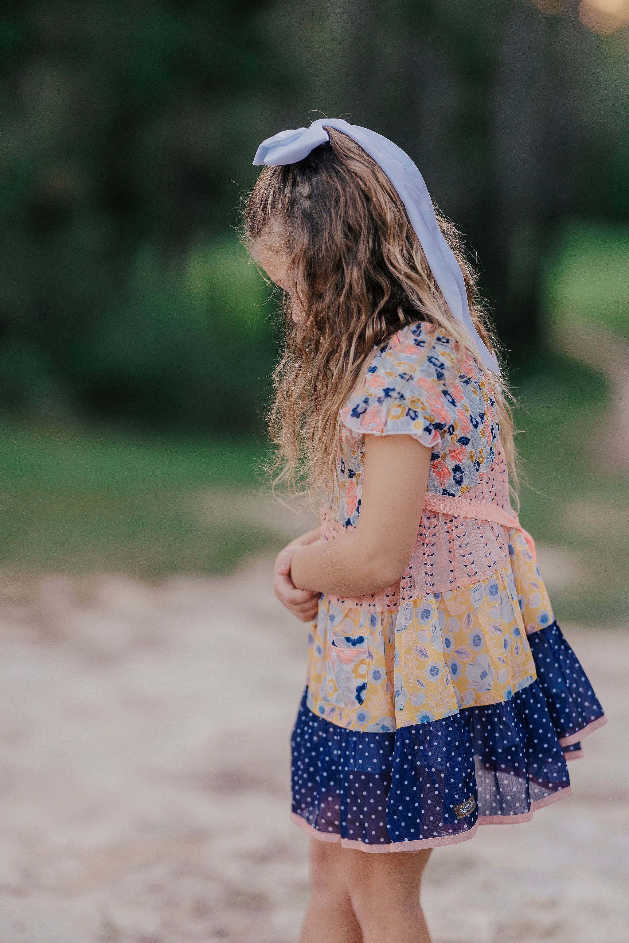 Starry Bloom Shimmer Dress