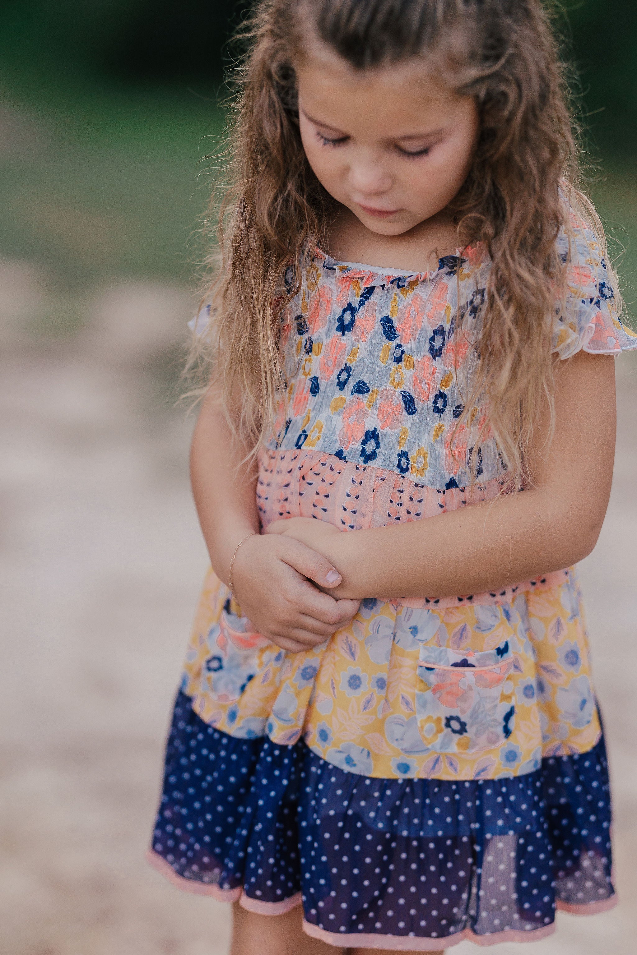 Starry Bloom Shimmer Dress