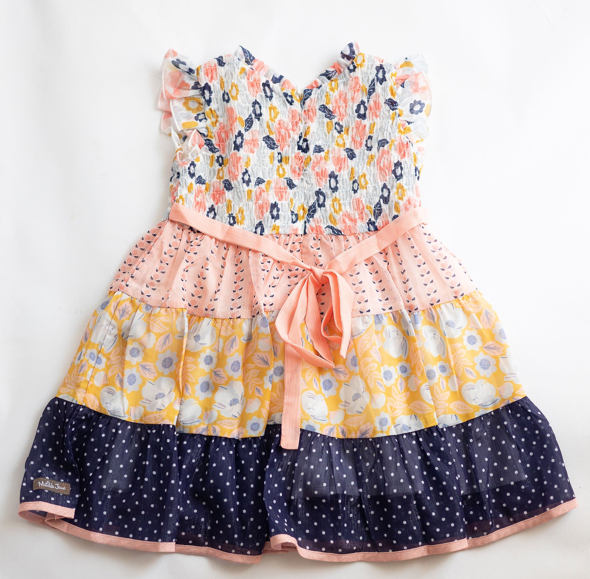 Starry Bloom Shimmer Dress