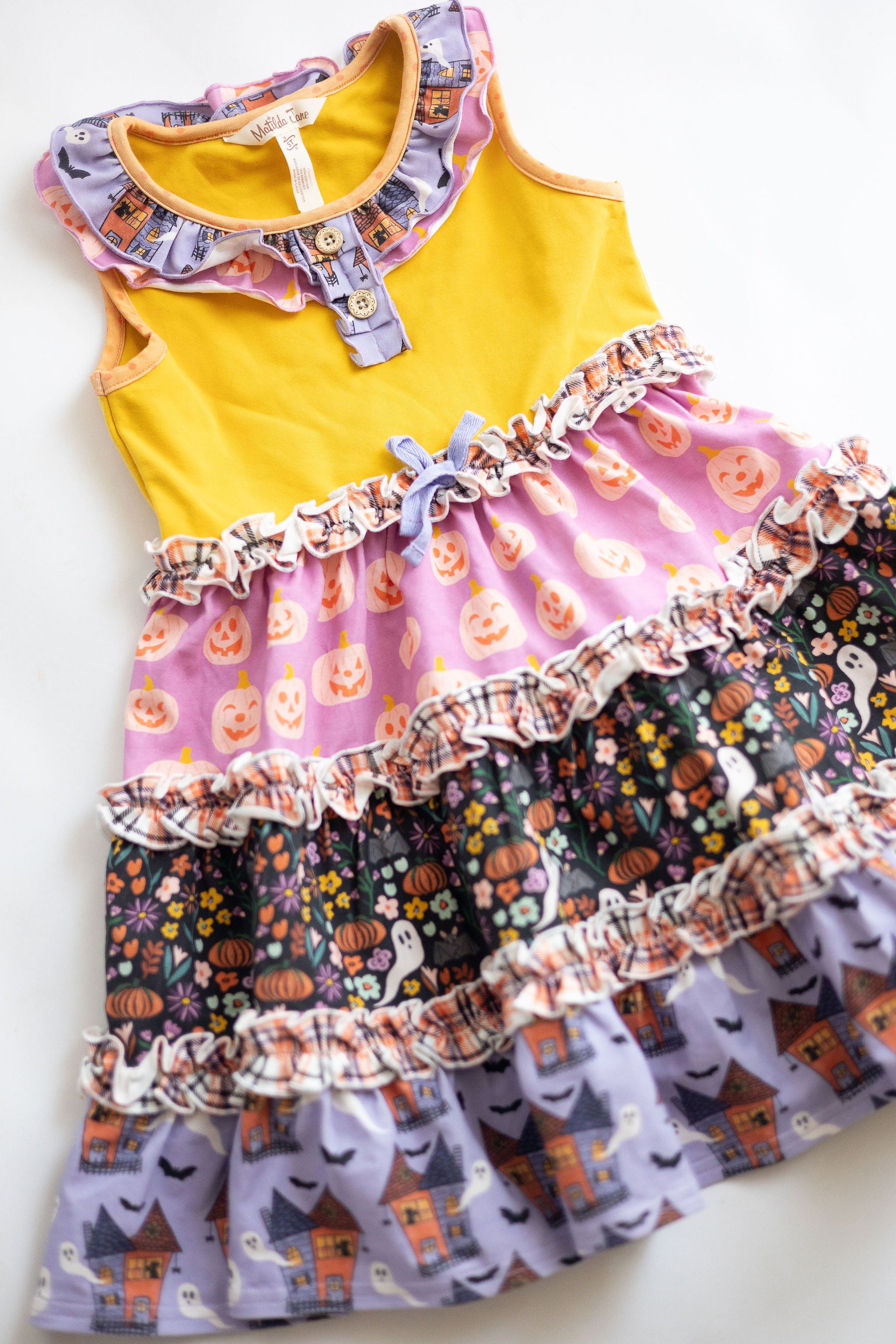 Jack-O-Jubilee Ruffle Dress