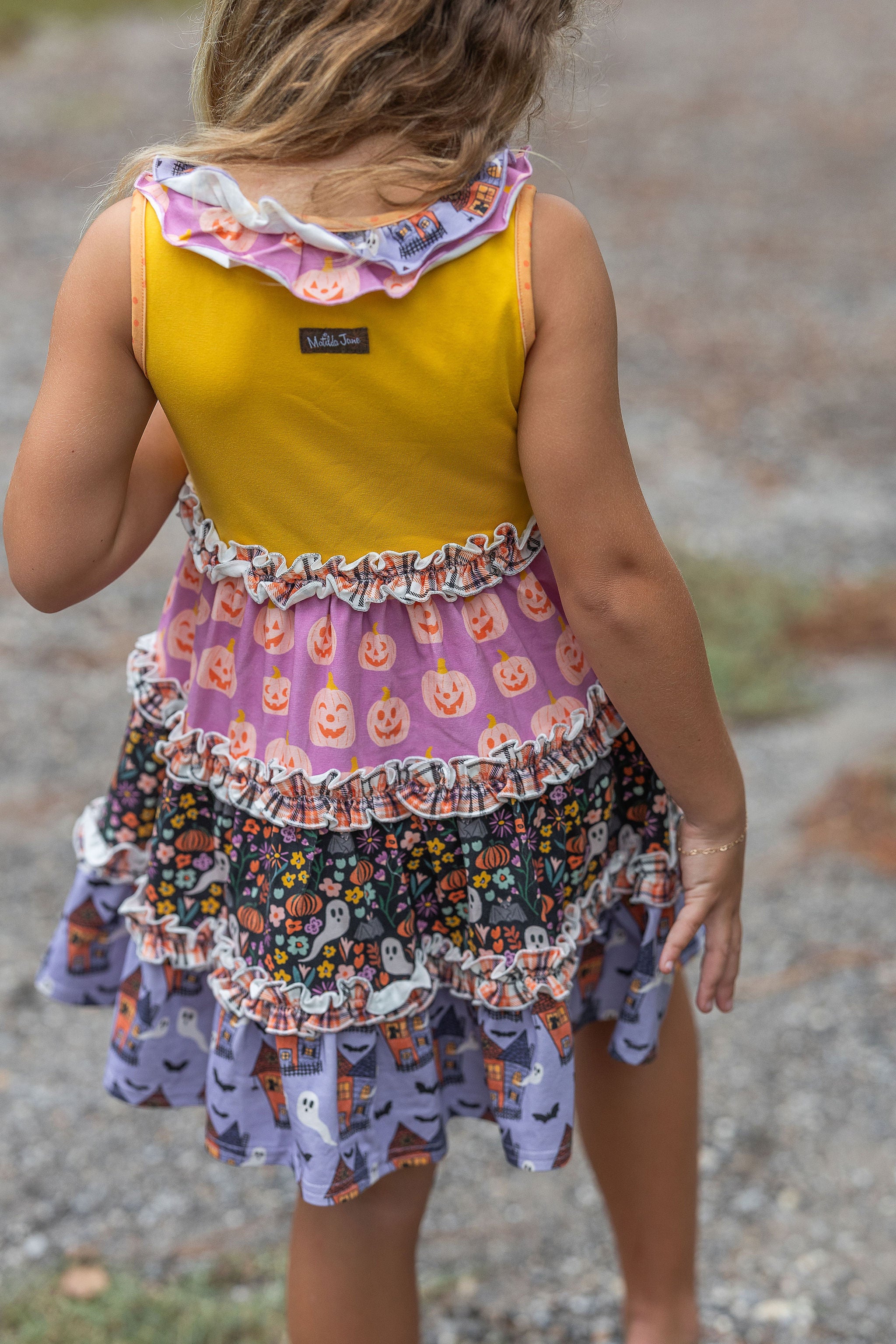 Jack-O-Jubilee Ruffle Dress