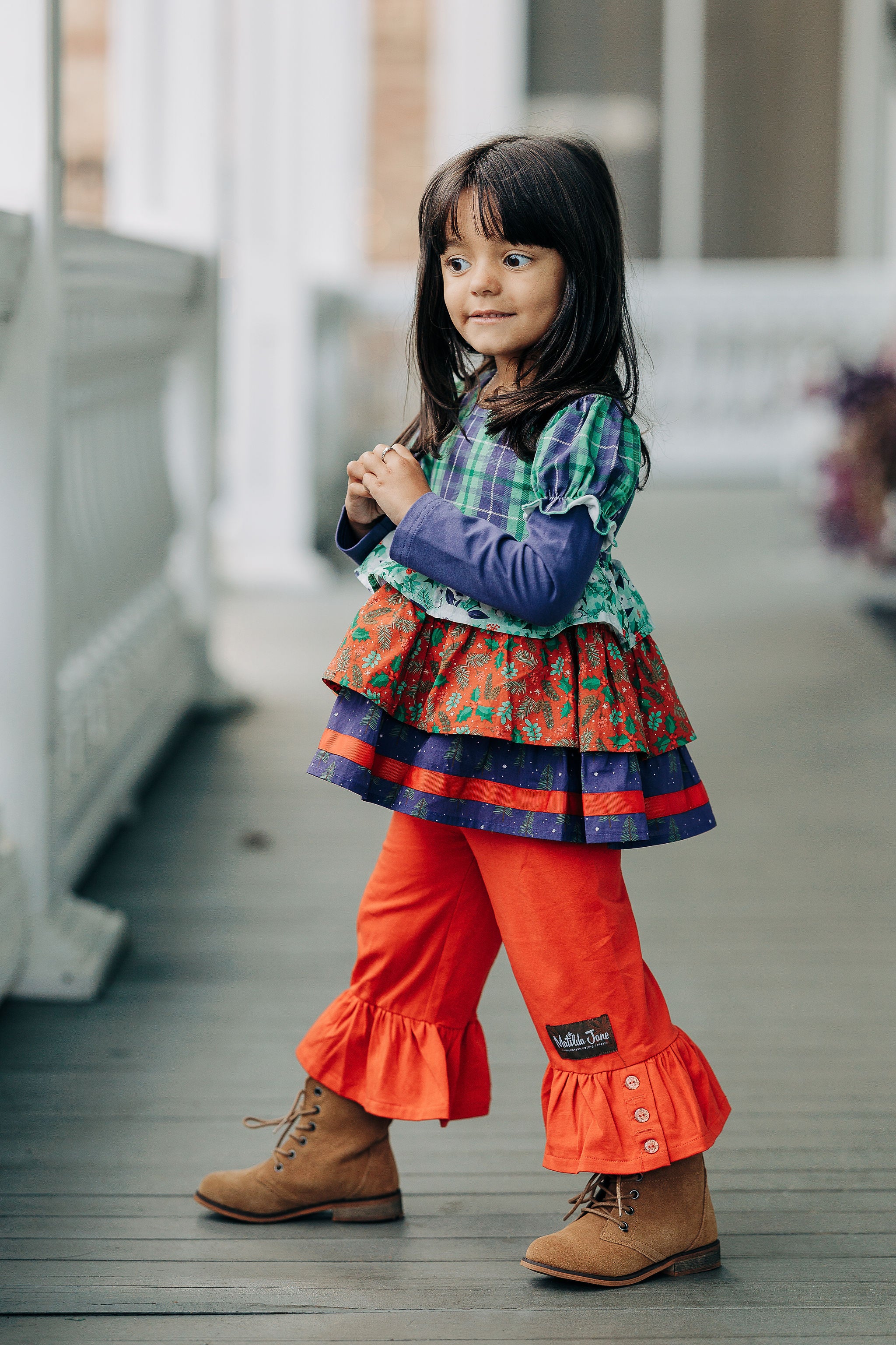 Festive Little Wonders Tiered Tunic