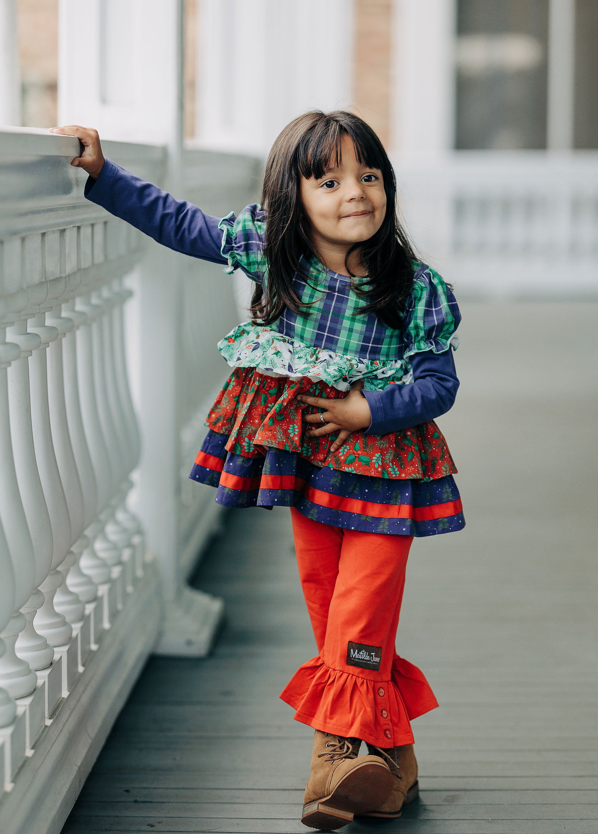 Festive Little Wonders Tiered Tunic