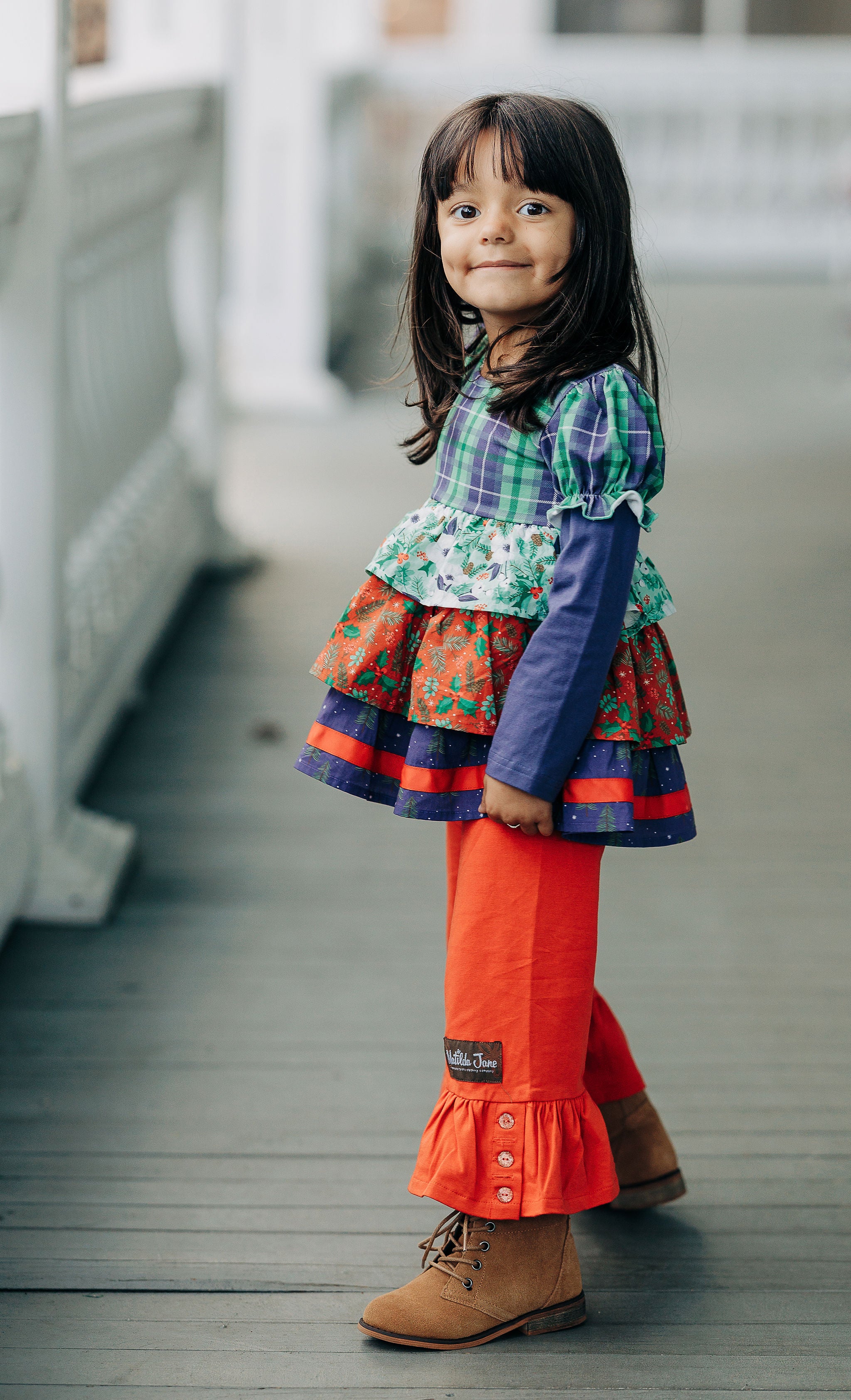 Festive Little Wonders Tiered Tunic