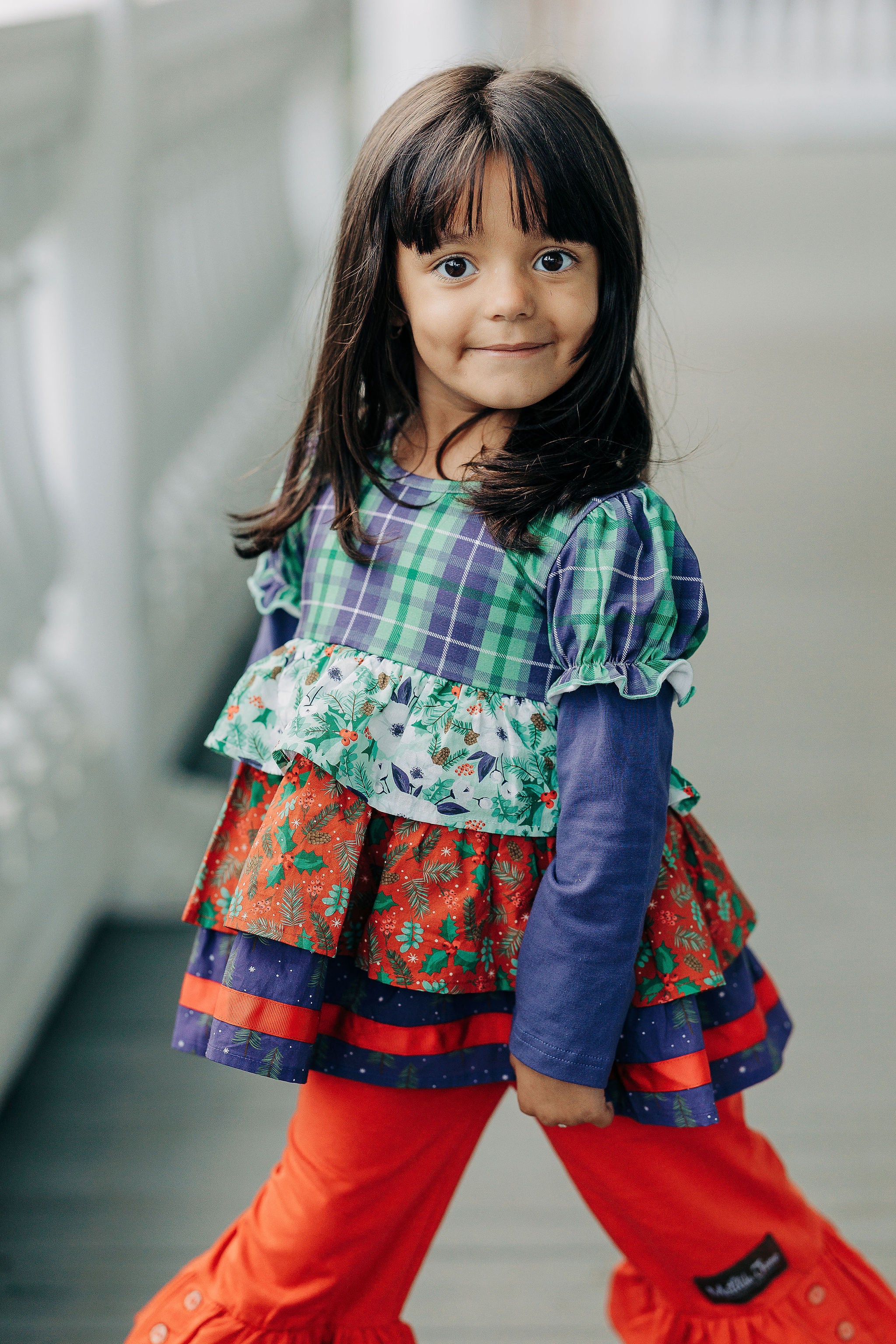 Festive Little Wonders Tiered Tunic