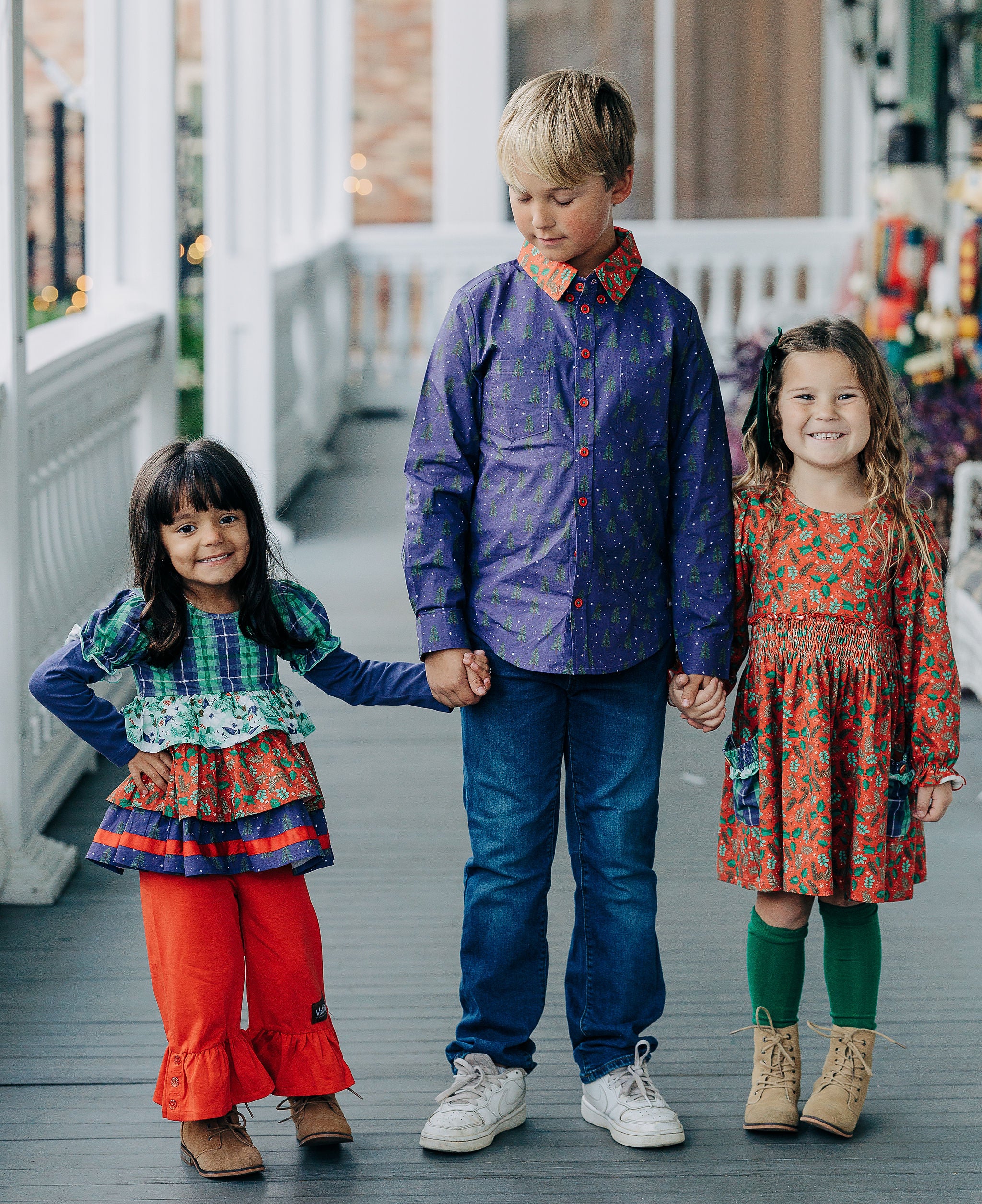 Festive Little Wonders Tiered Tunic