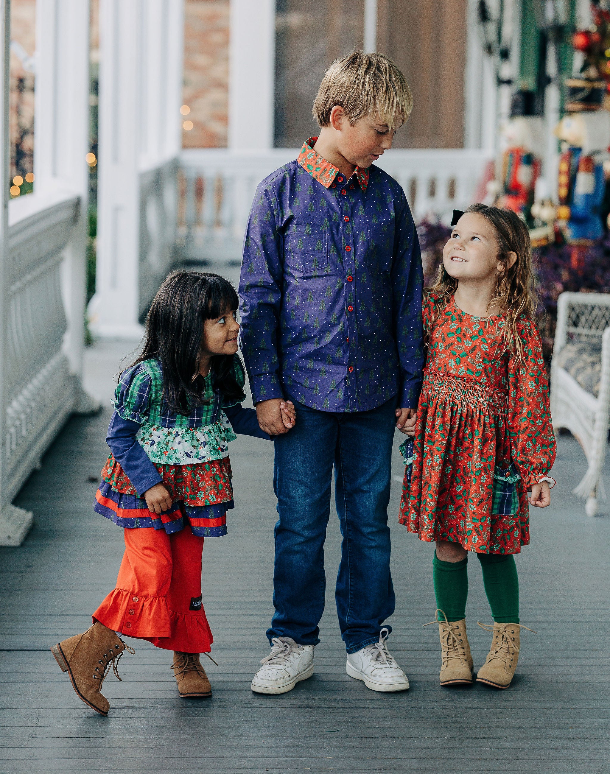 Boy's Button Shirt - Festive Little Wonders