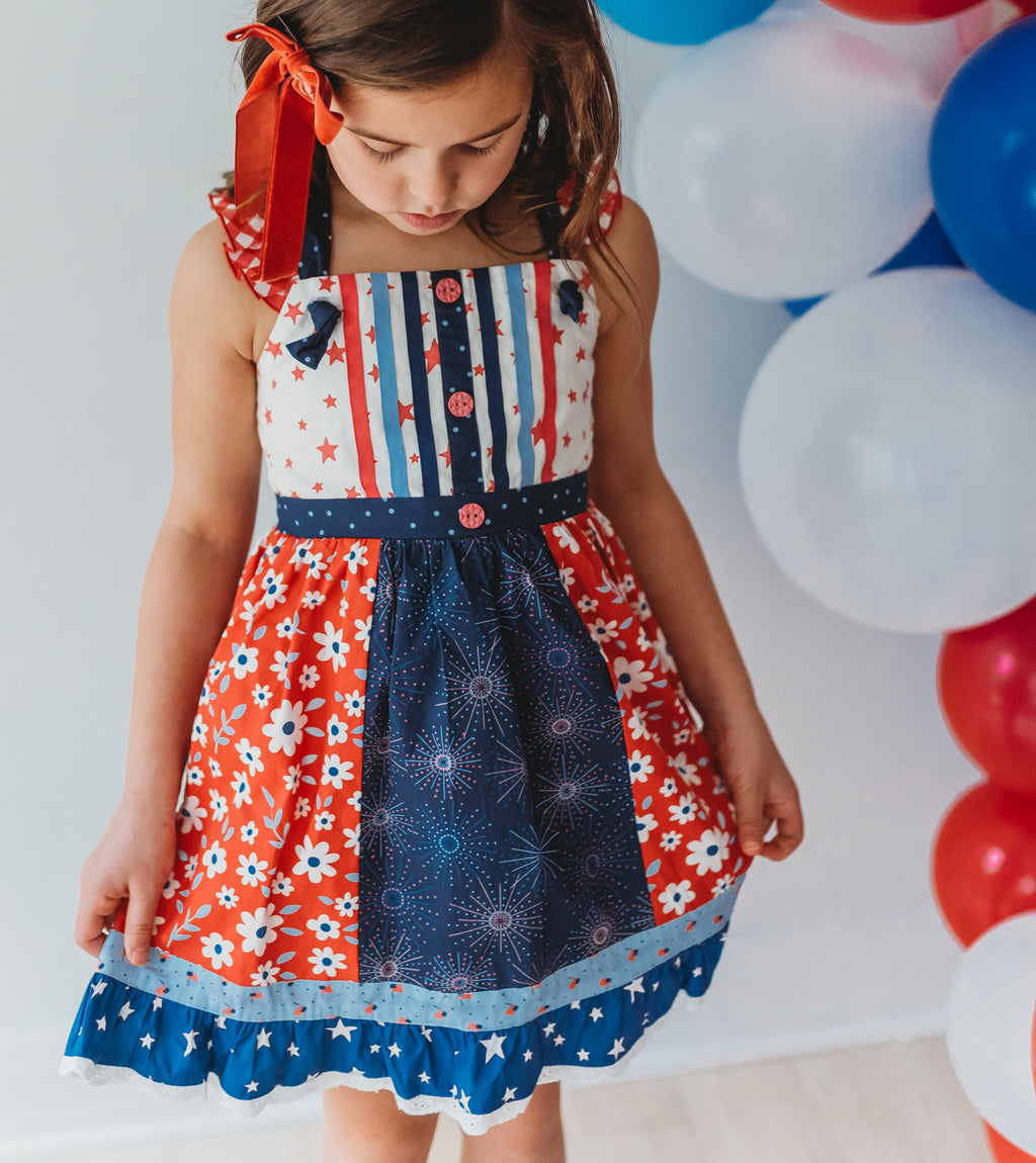 matilda jane christmas knot dress Twinkleberry Noel Knot Dress