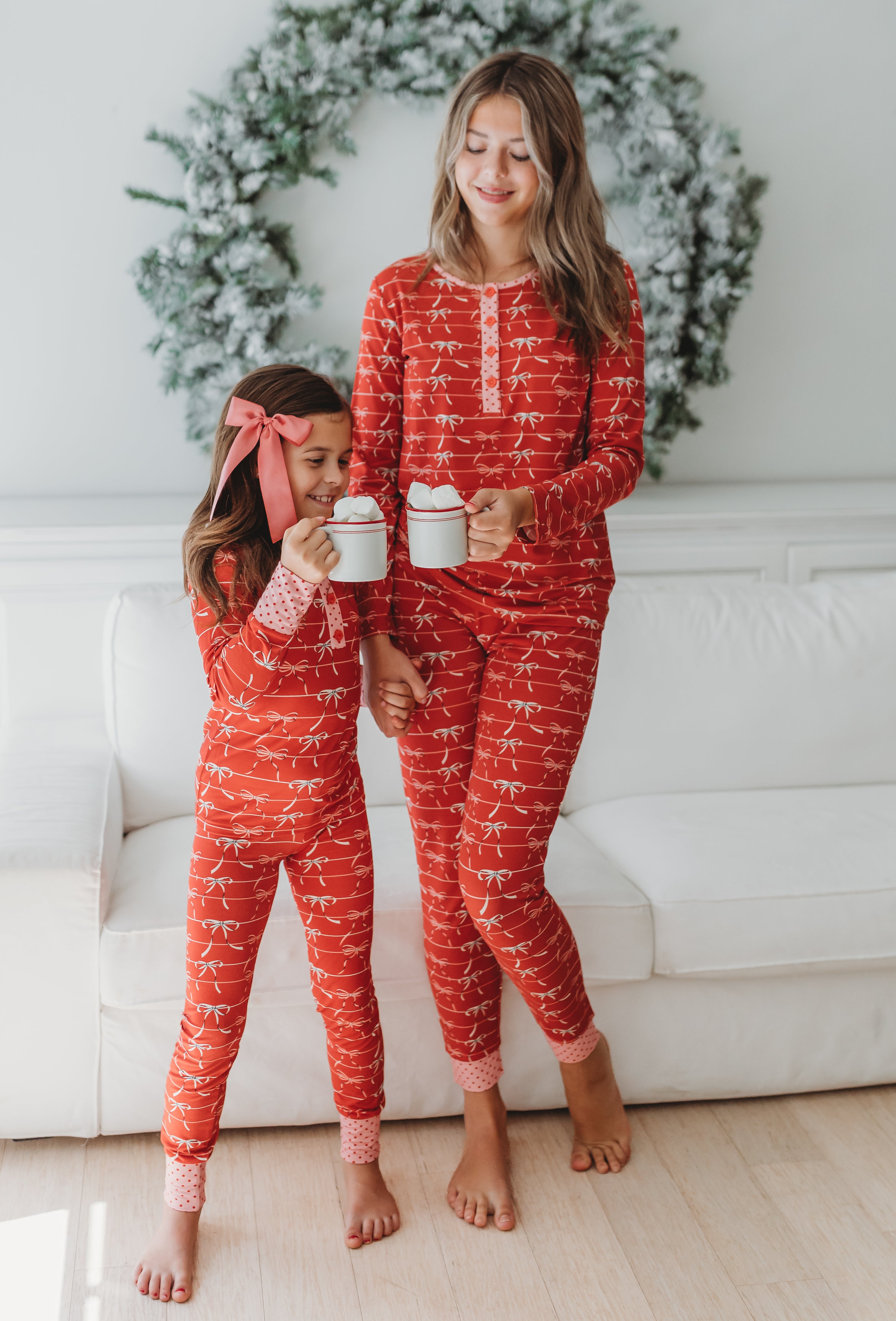 Womens Bows Of Holly Lounge Set (Pre-Order)