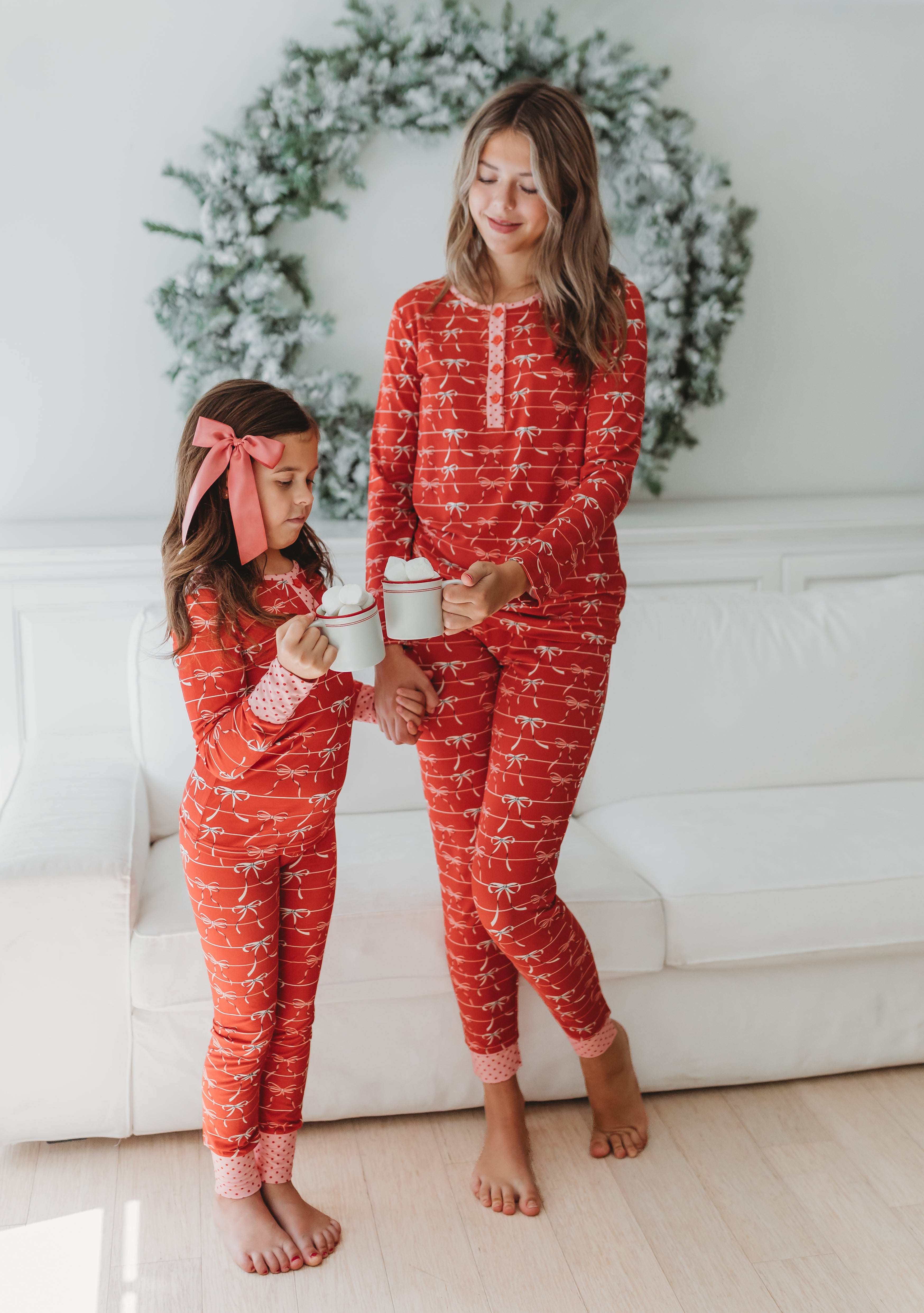 Womens Bows Of Holly Lounge Set (Pre-Order)