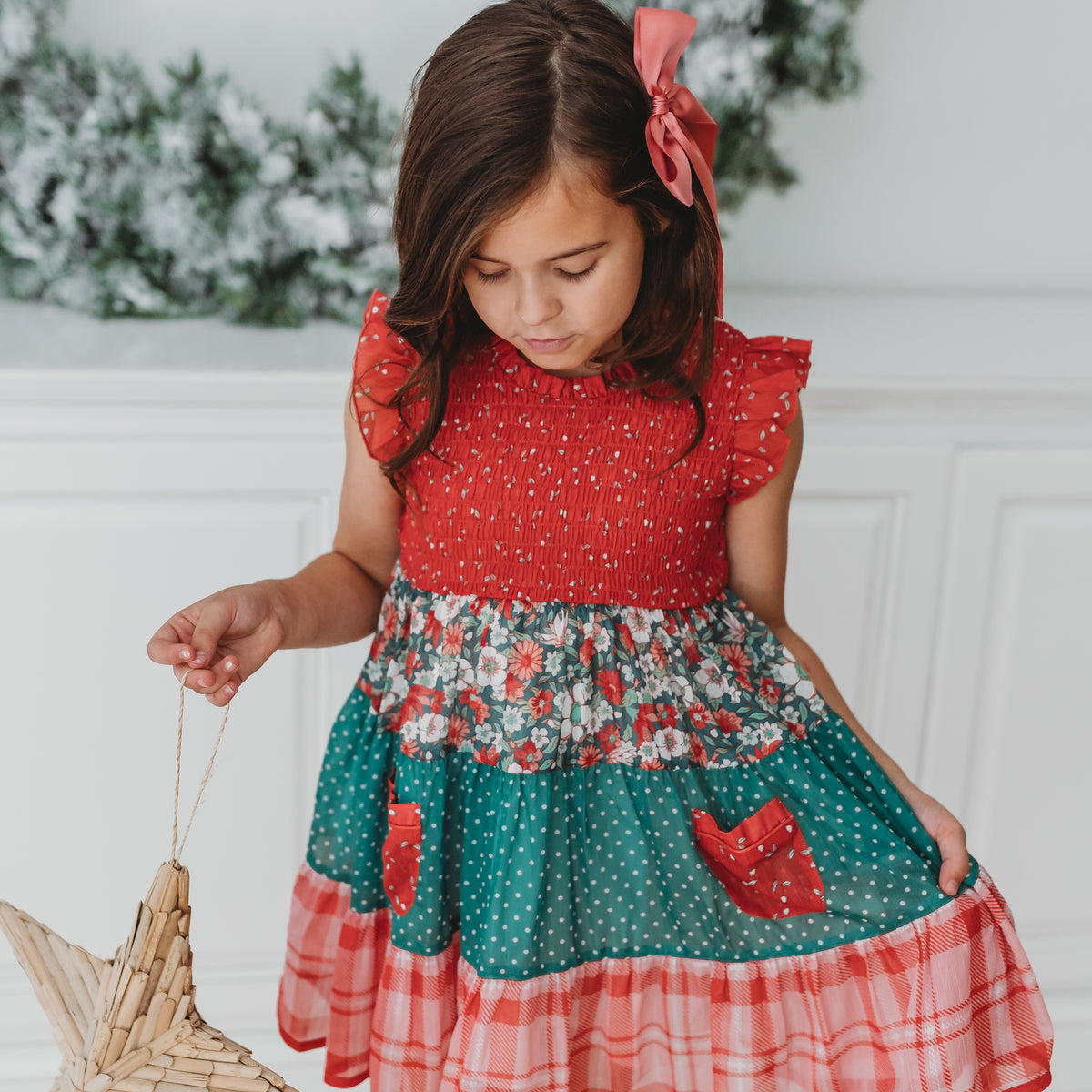 Holiday Heirloom Shimmer Dress 18/24M