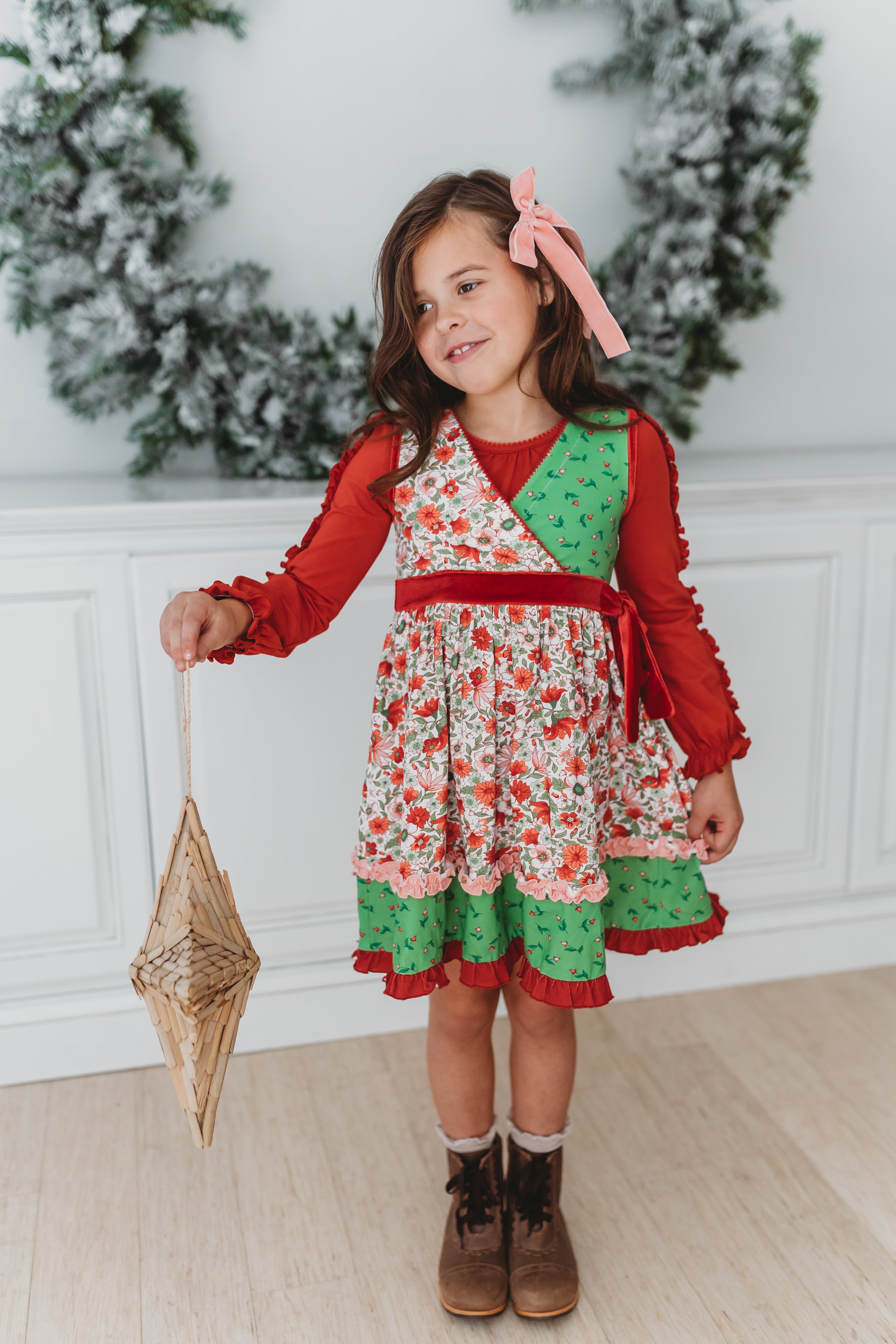 Holiday Heirloom Wrap Dress (Pre-Order)