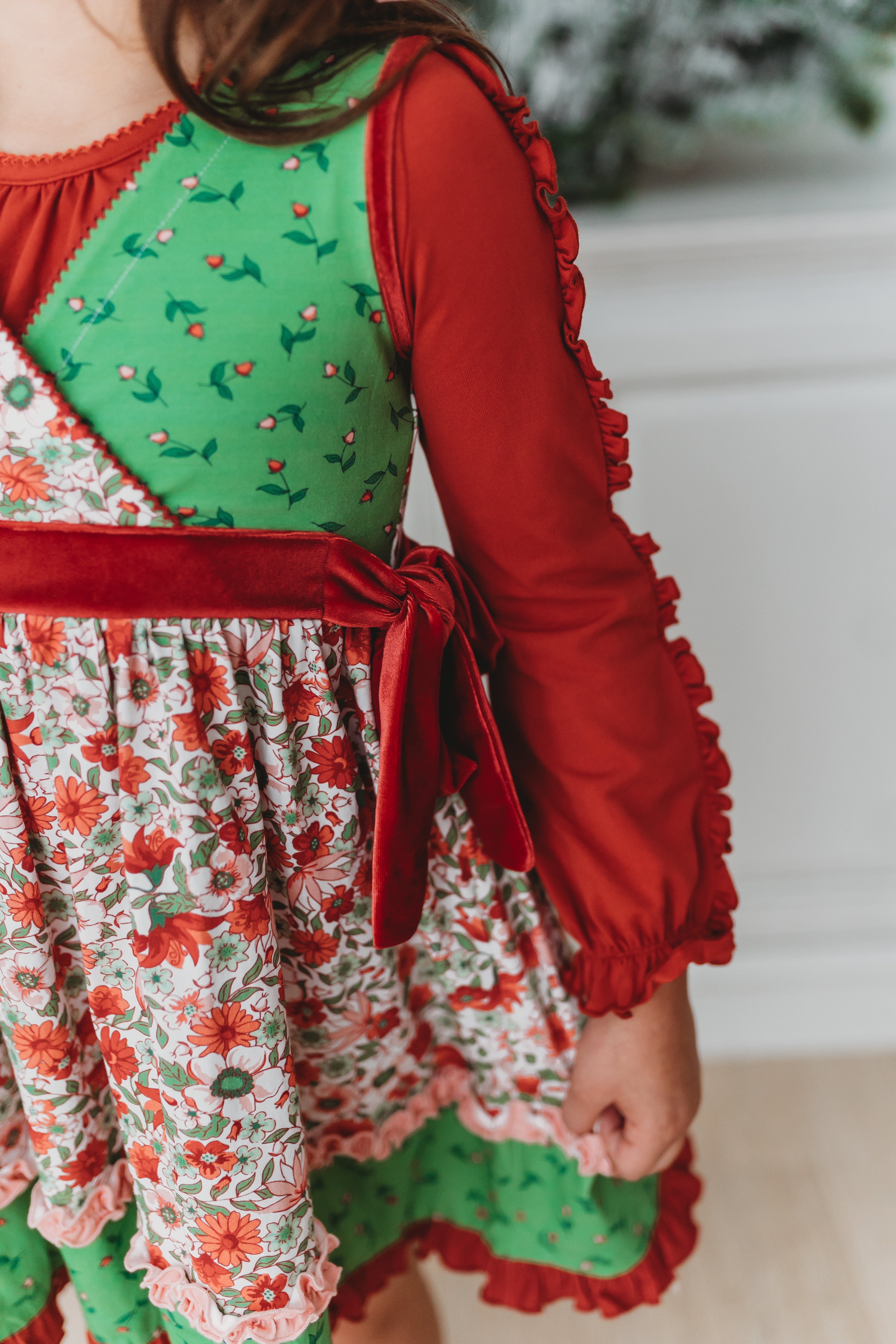 Holiday Heirloom Wrap Dress (Pre-Order)