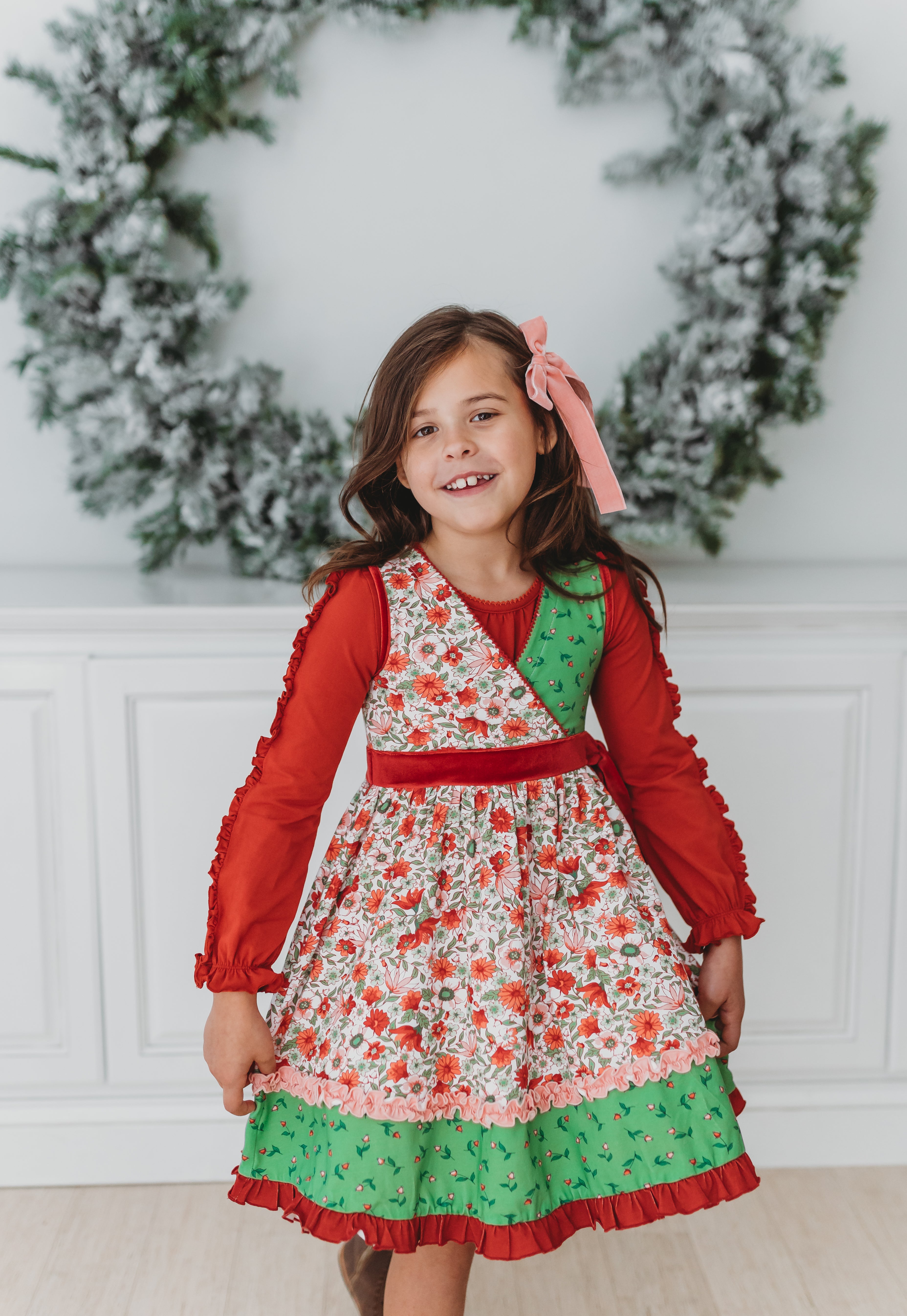 Holiday Heirloom Wrap Dress (Pre-Order)