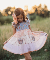 Enchanted Oasis Tiered Shimmer Dress