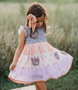 Enchanted Oasis Tiered Shimmer Dress