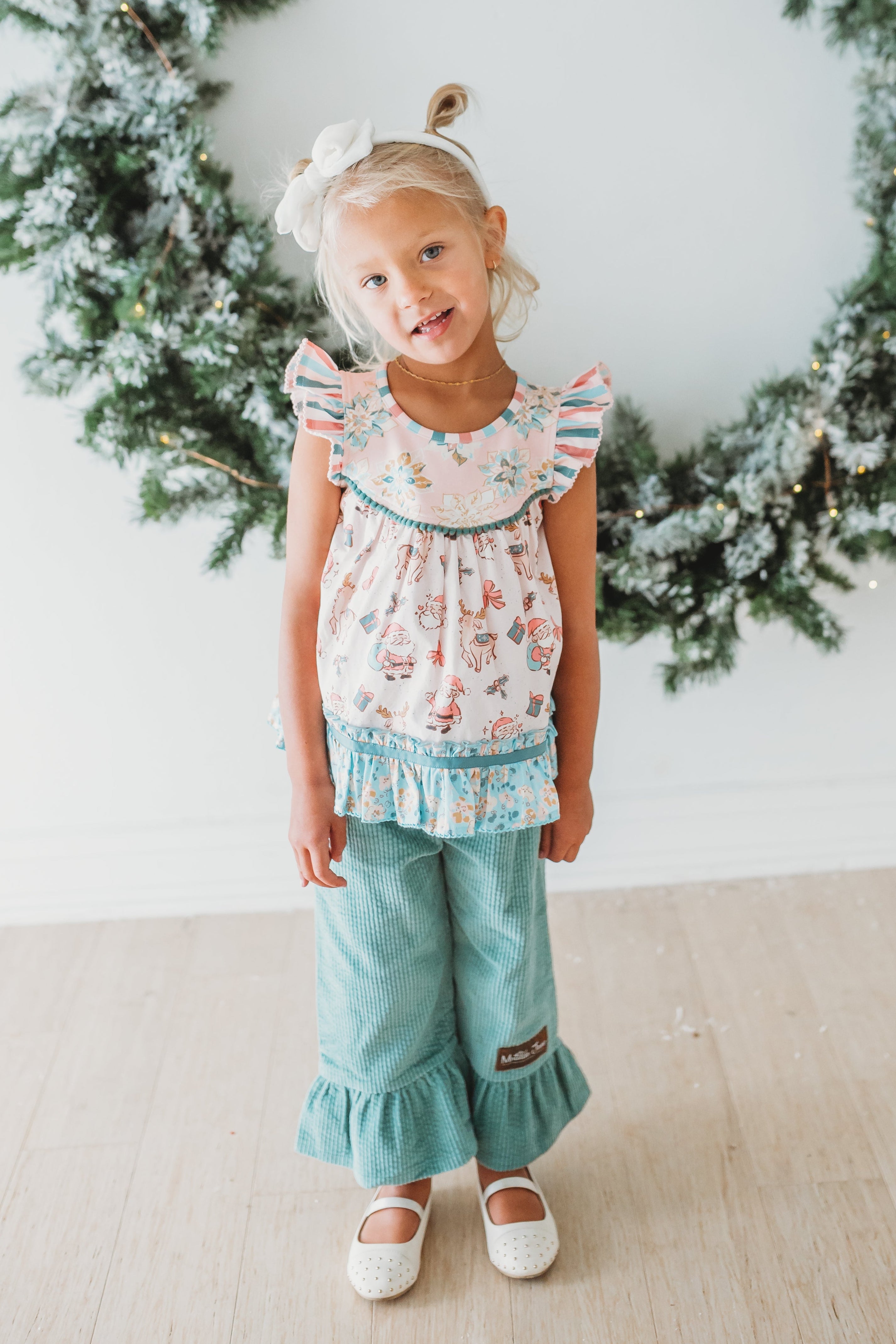 Corduroy Big Ruffles in Evergreen Eve (Pre-Order)