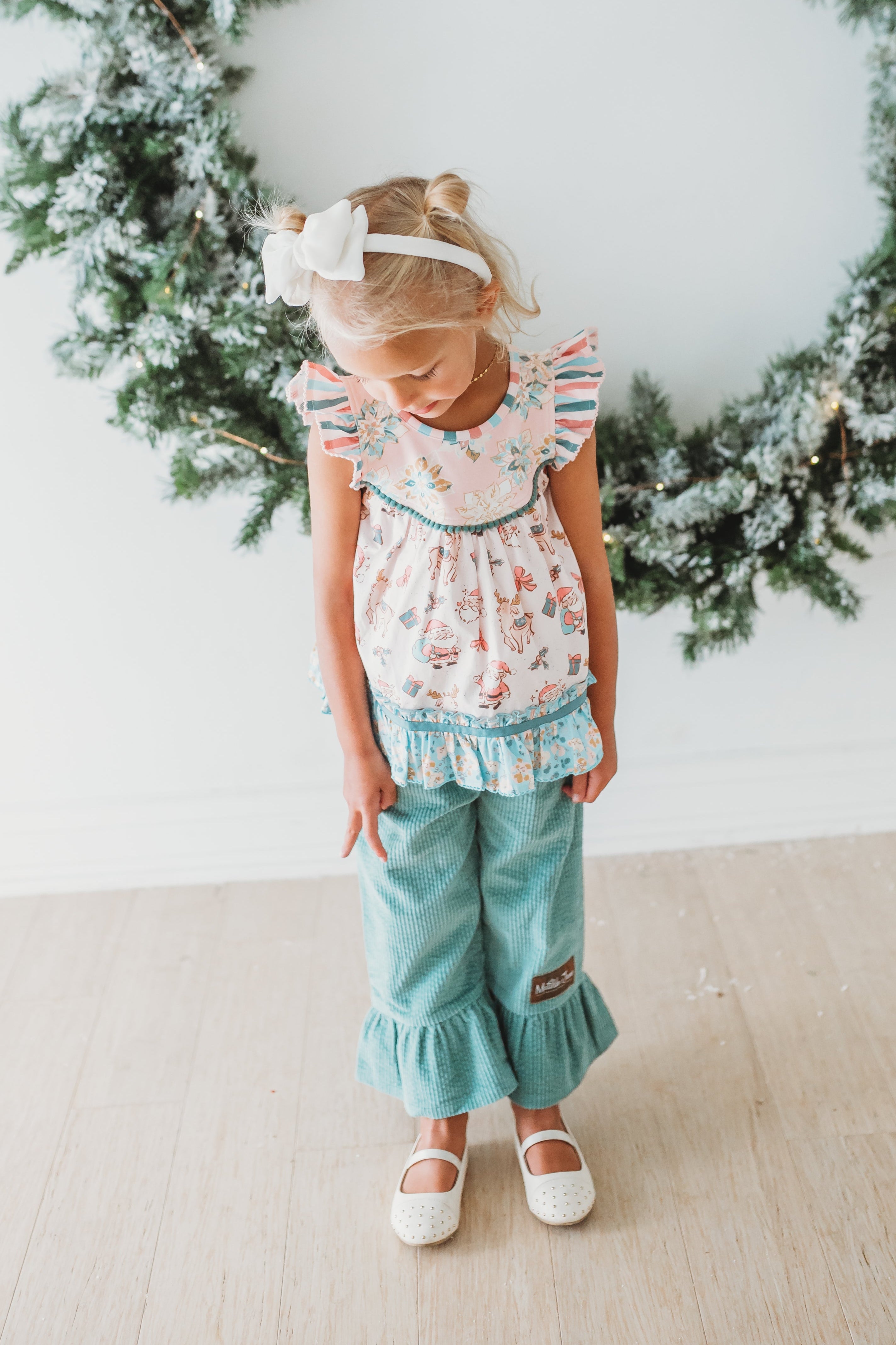 Corduroy Big Ruffles in Evergreen Eve (Pre-Order)