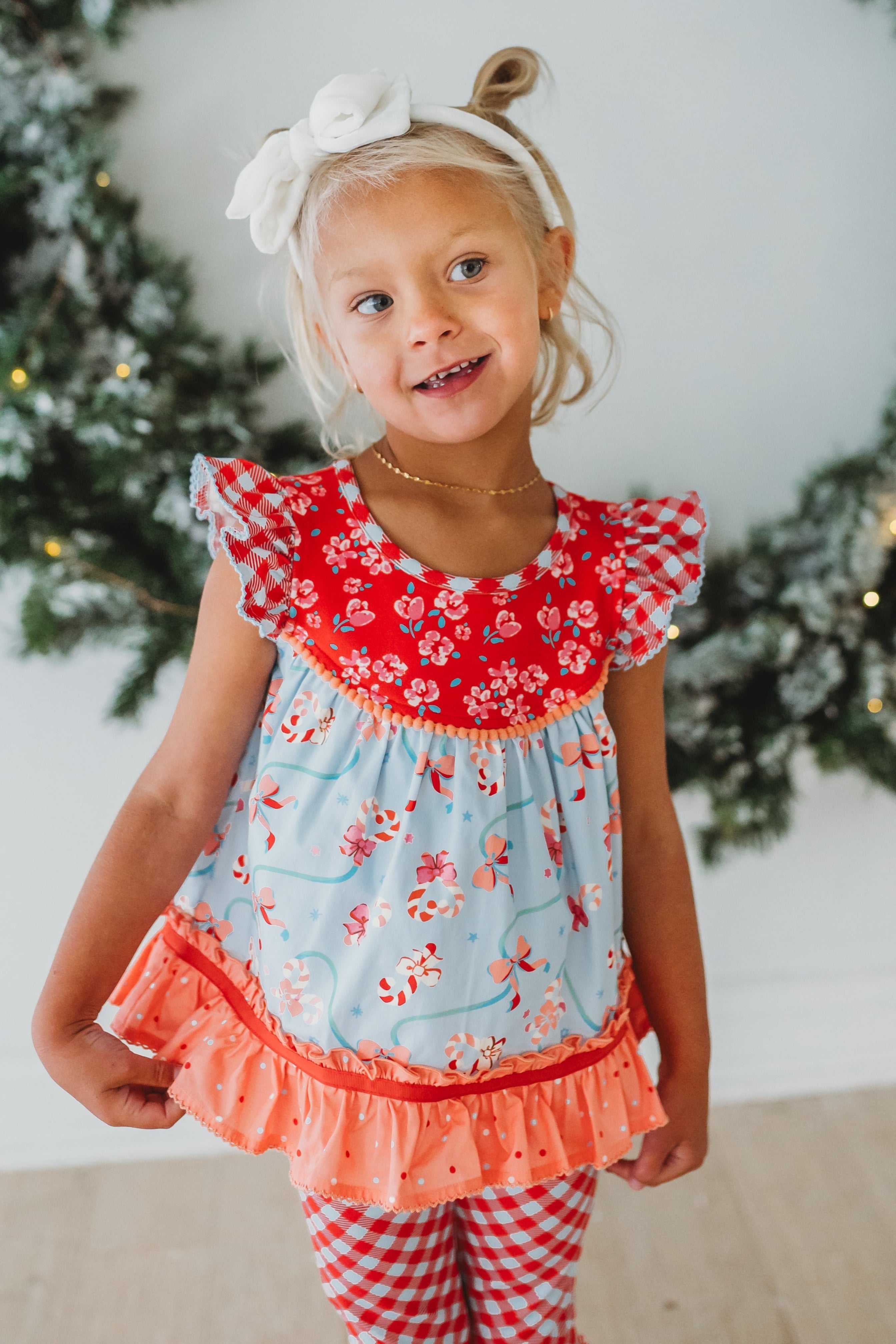 ロージーモンスター☆ playful panda tunic☆6/28まで☆☆ Candy Cane Lane Tunic – Matilda Jane Clothing
