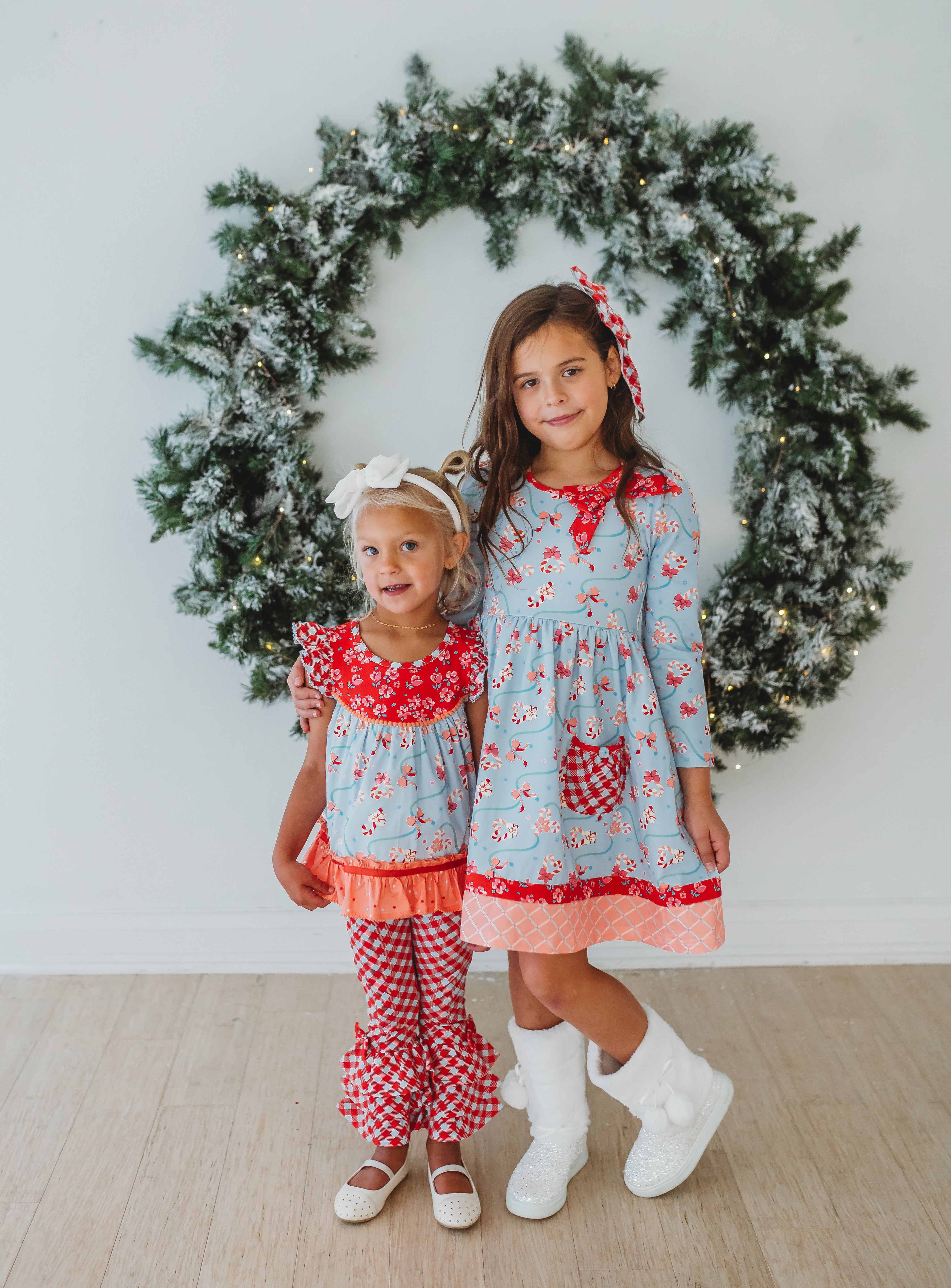 Triple Peppermint Ruffles Benny Legging (Pre-Order)