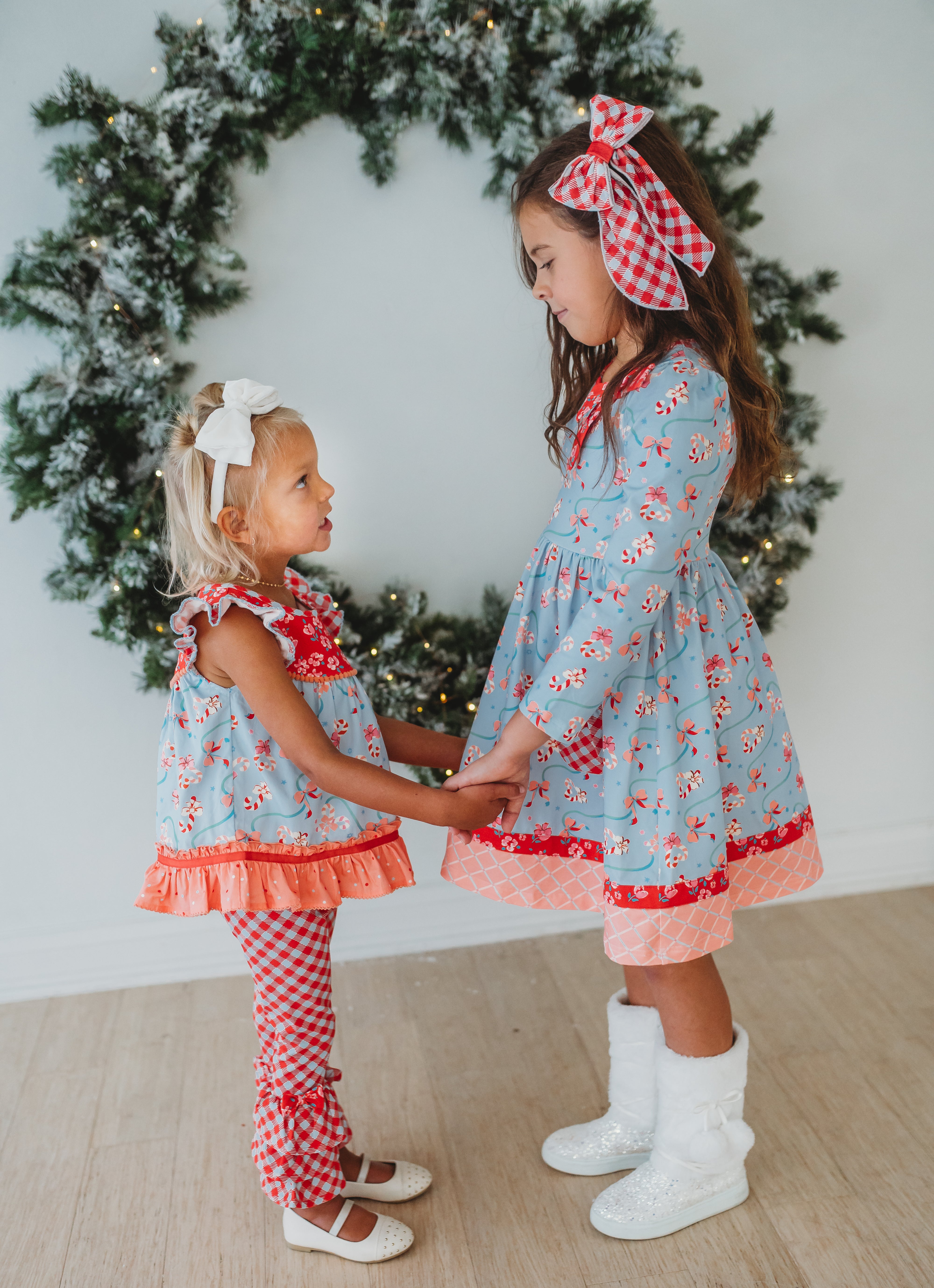Triple Peppermint Ruffles Benny Legging (Pre-Order)