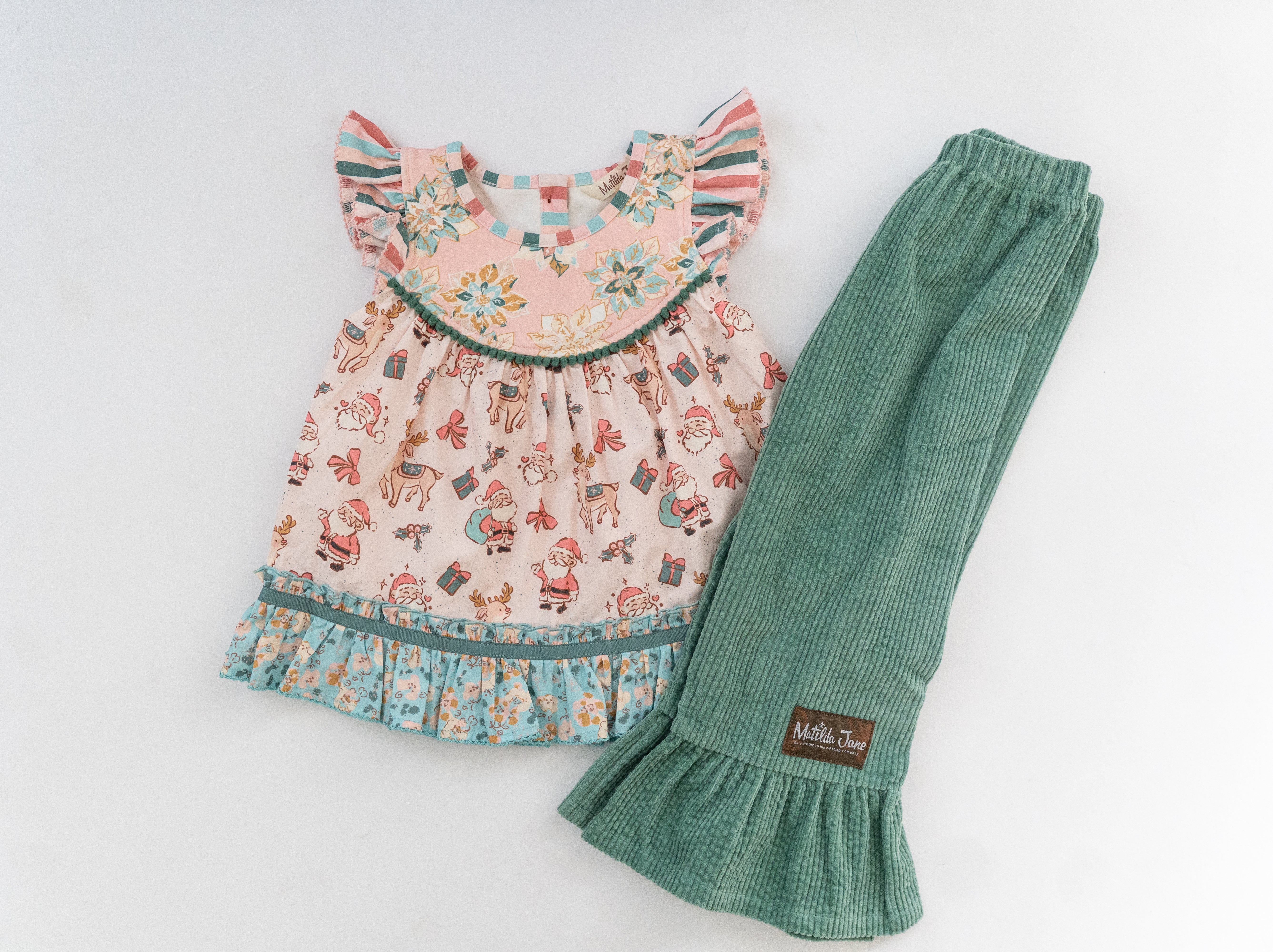 Corduroy Big Ruffles in Evergreen Eve (Pre-Order)