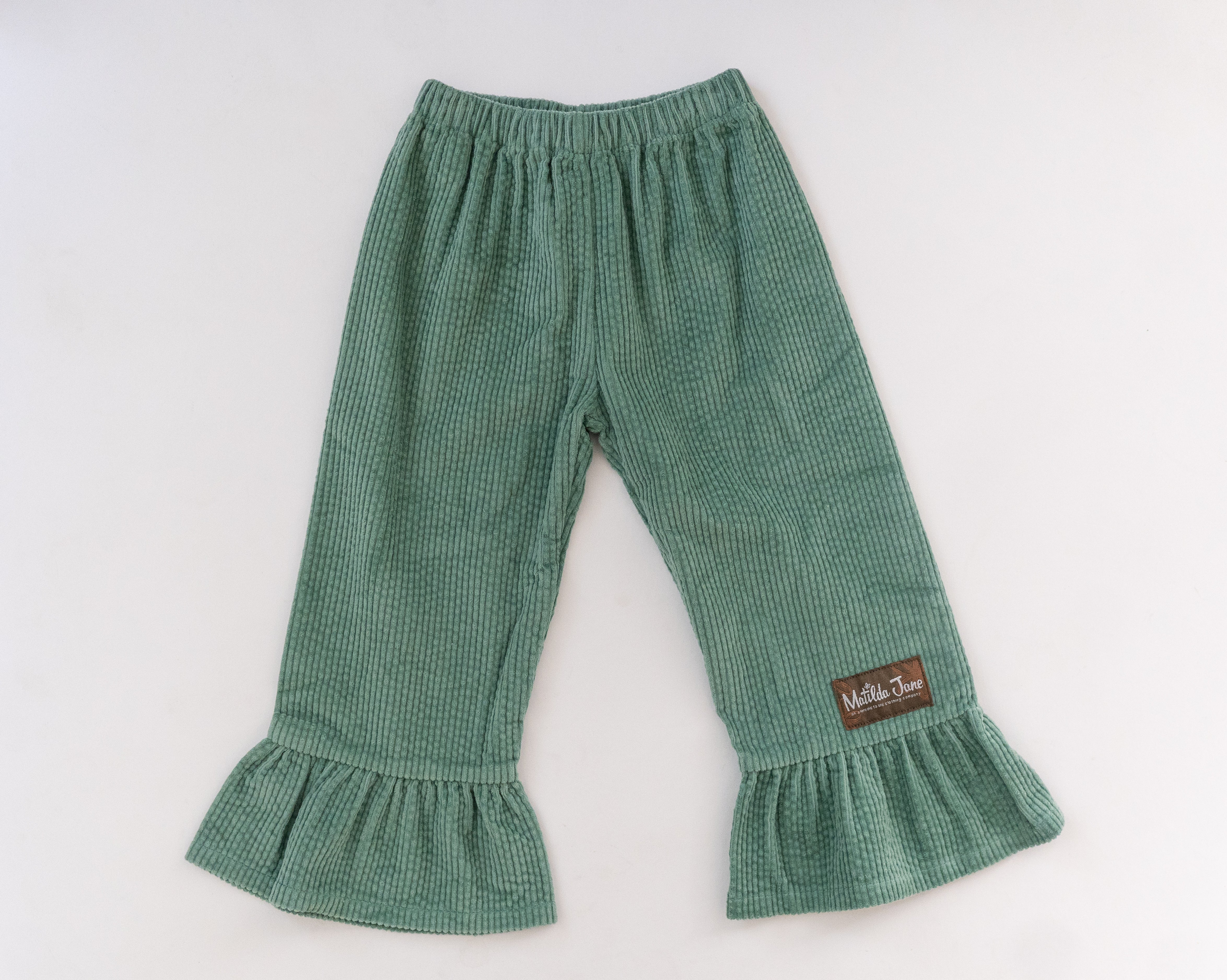 Corduroy Big Ruffles in Evergreen Eve (Pre-Order)